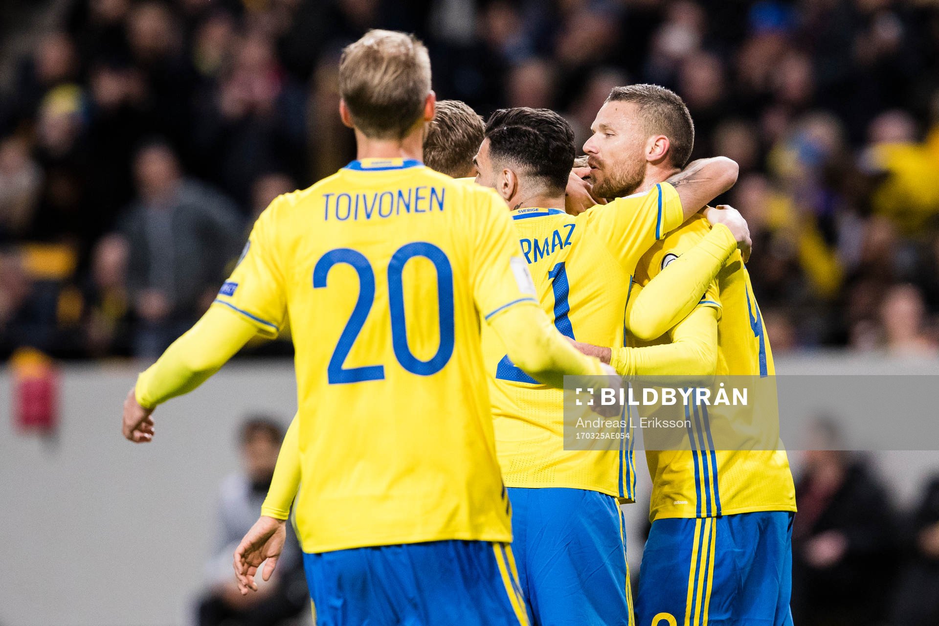 Sveriges Marcus Berg jublar