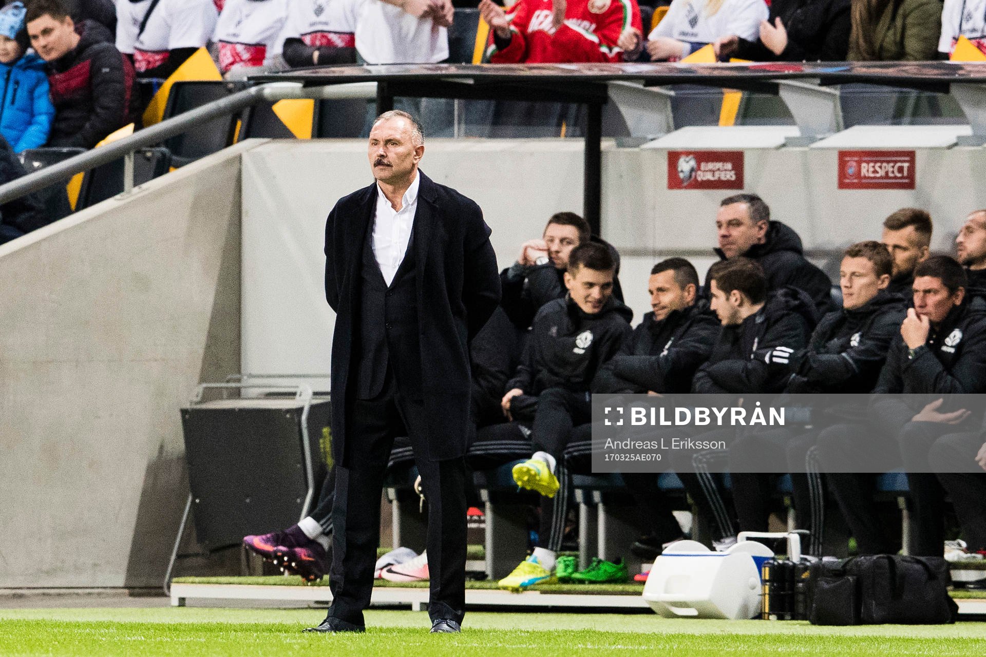 Belarus förbundskapten Igor Kriushenko