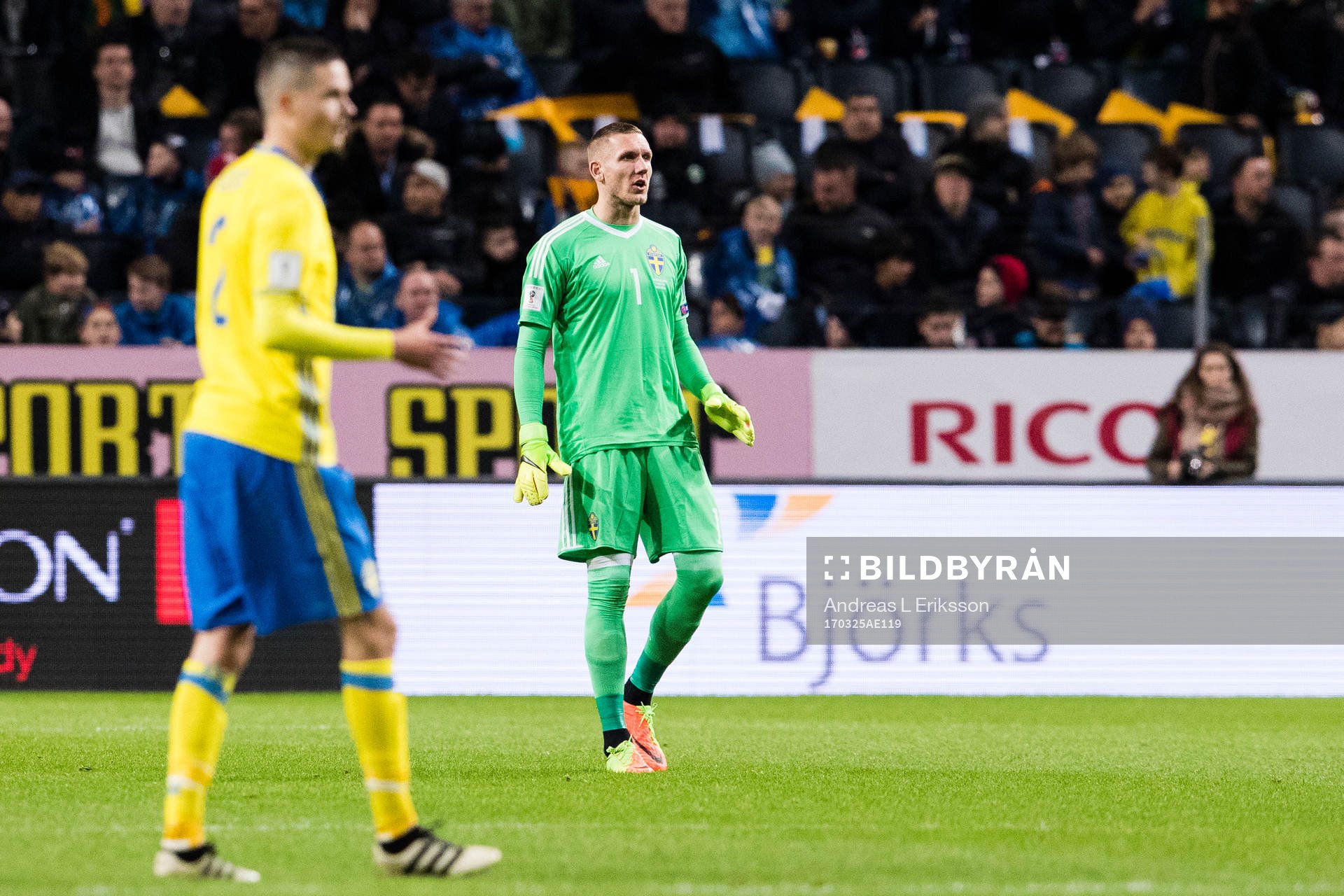 Sveriges målvakt Robin Olsen