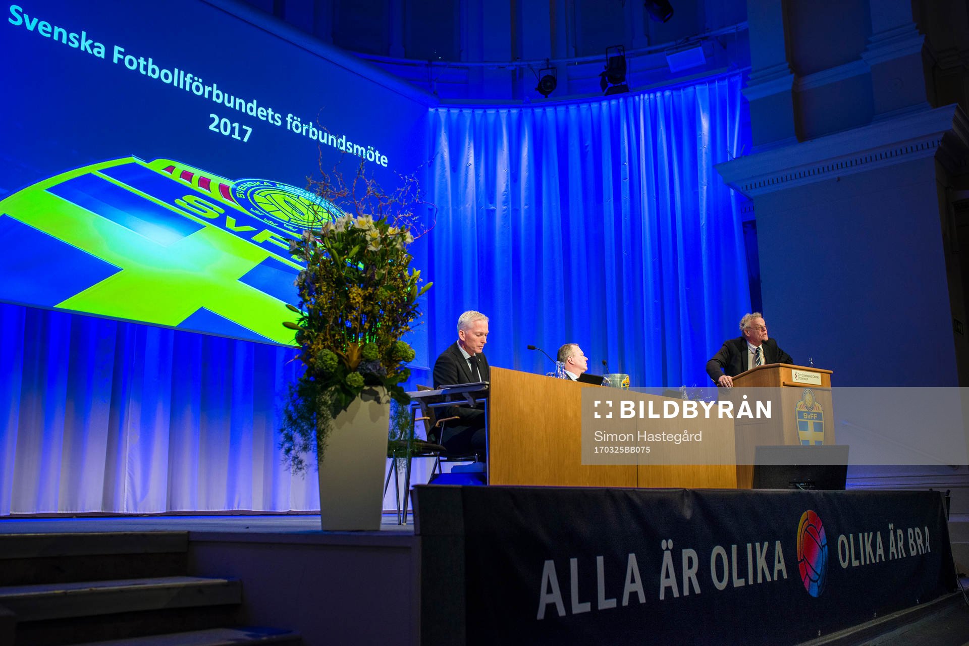 Förbundsordförande Karl-Erik Nilsson,