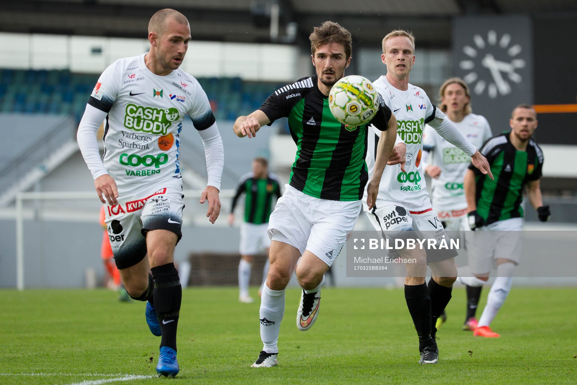 Varbergs Sebastian Starke Hedlund och GAIS Dardan Rexhepi