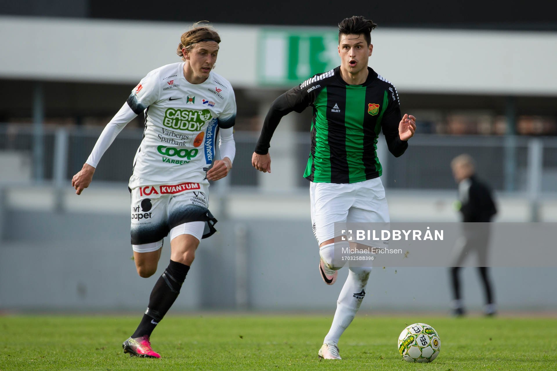 Varbergs Joakim Lindner mot GAIS Luka Mijaljevic