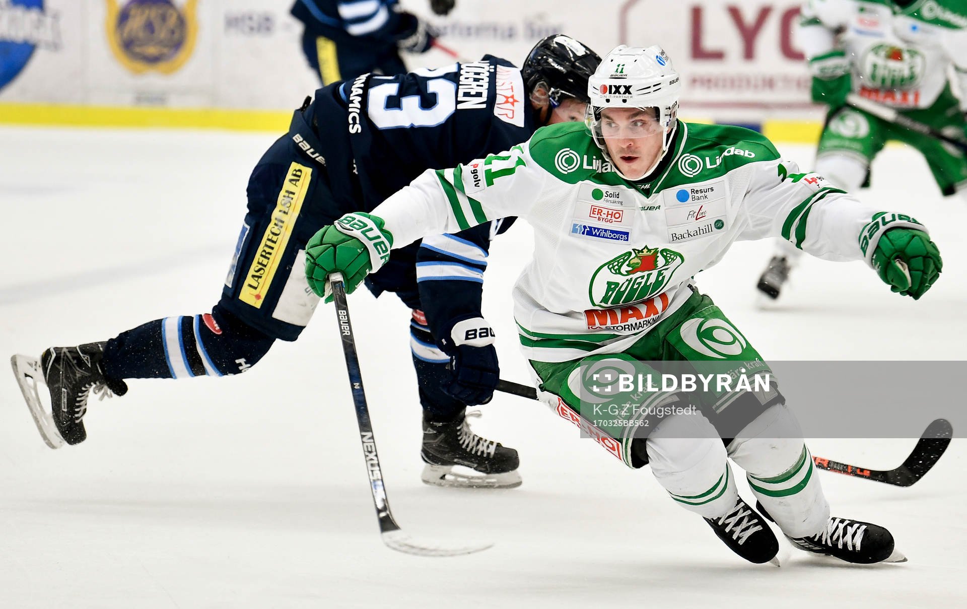 Rögles Bryan Lerg och Karlskogas Fredrik Höggren