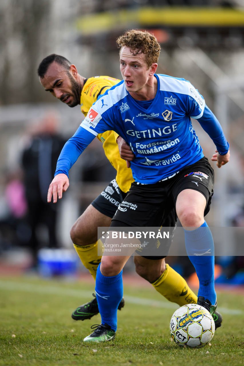 Halmstads Andreas Bengtsson Elfsborgs Issam Jebali