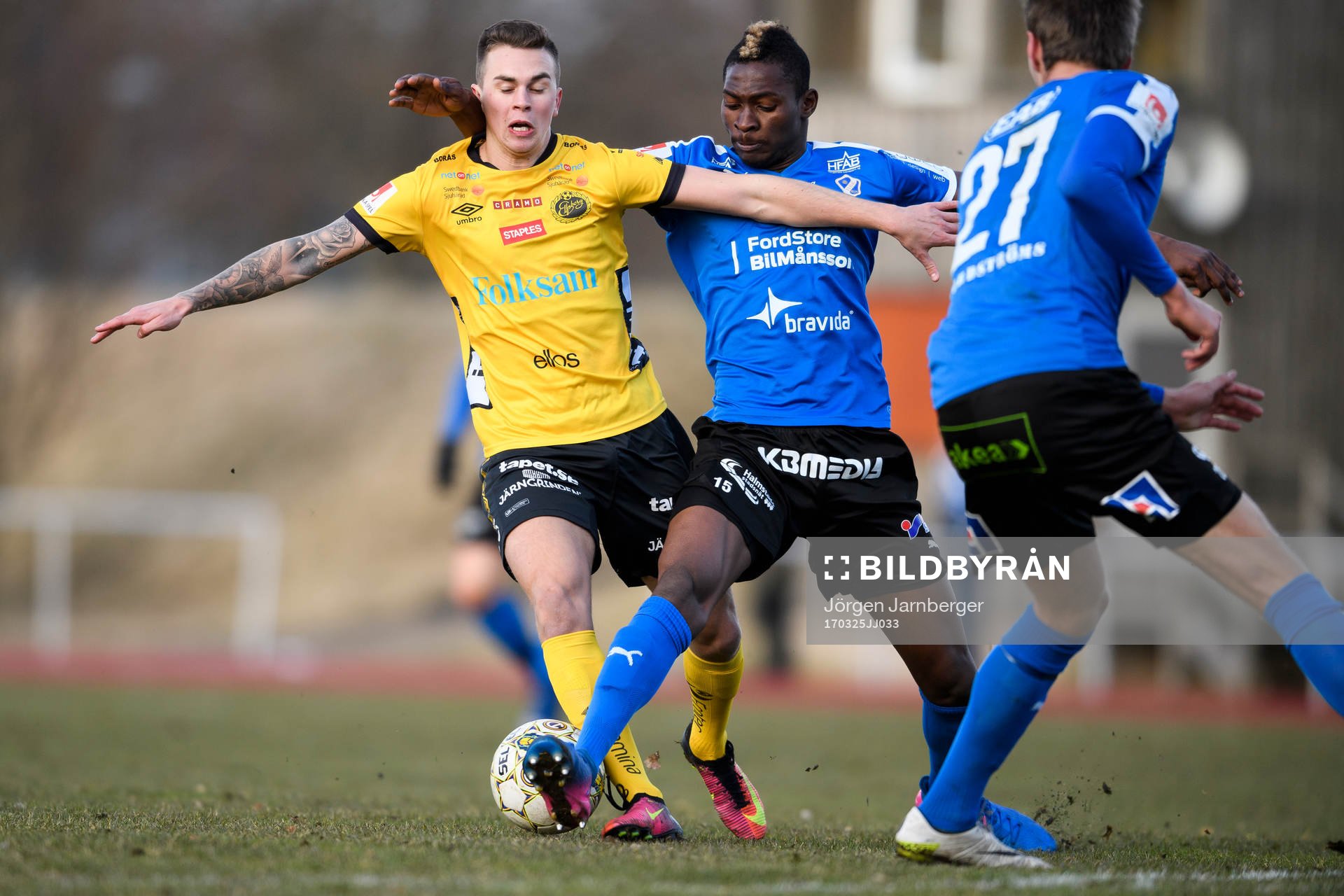Elfsborgs Rasmus Rosenqvist och Halmstads Aboubakar Keita