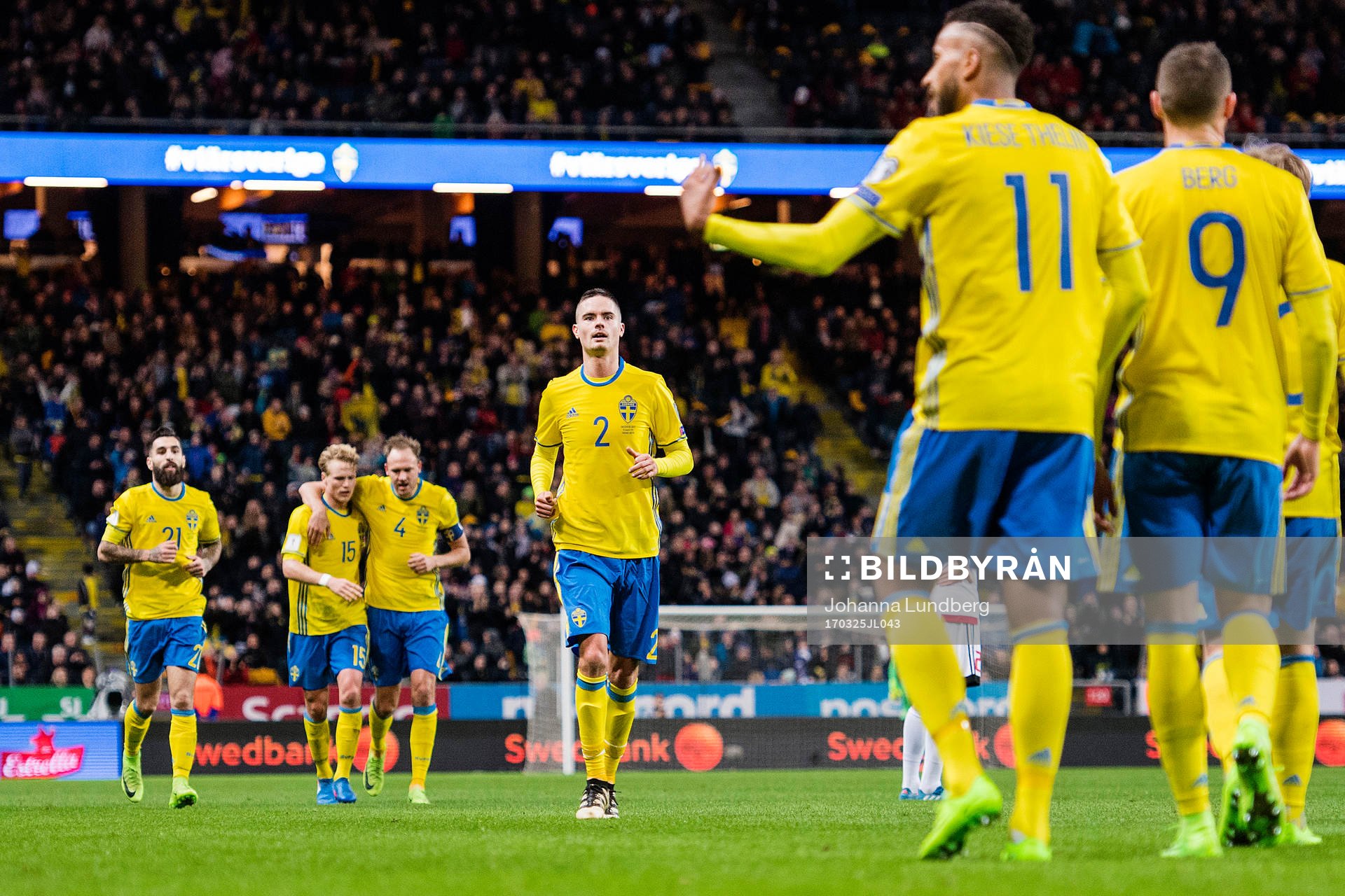 Jimmy Durmaz, Oscar Hiljemark, Andreas Granqvis och Mikael