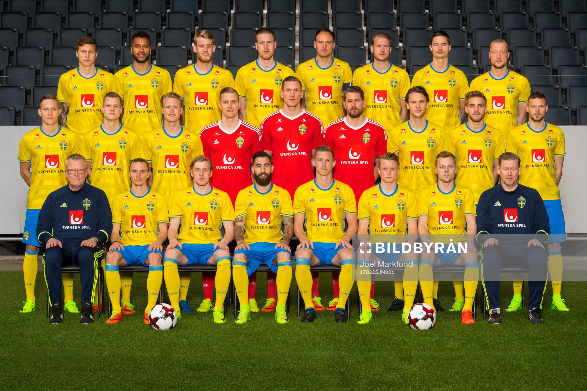 Spelare och ledare i Sveriges fotbollslandslag