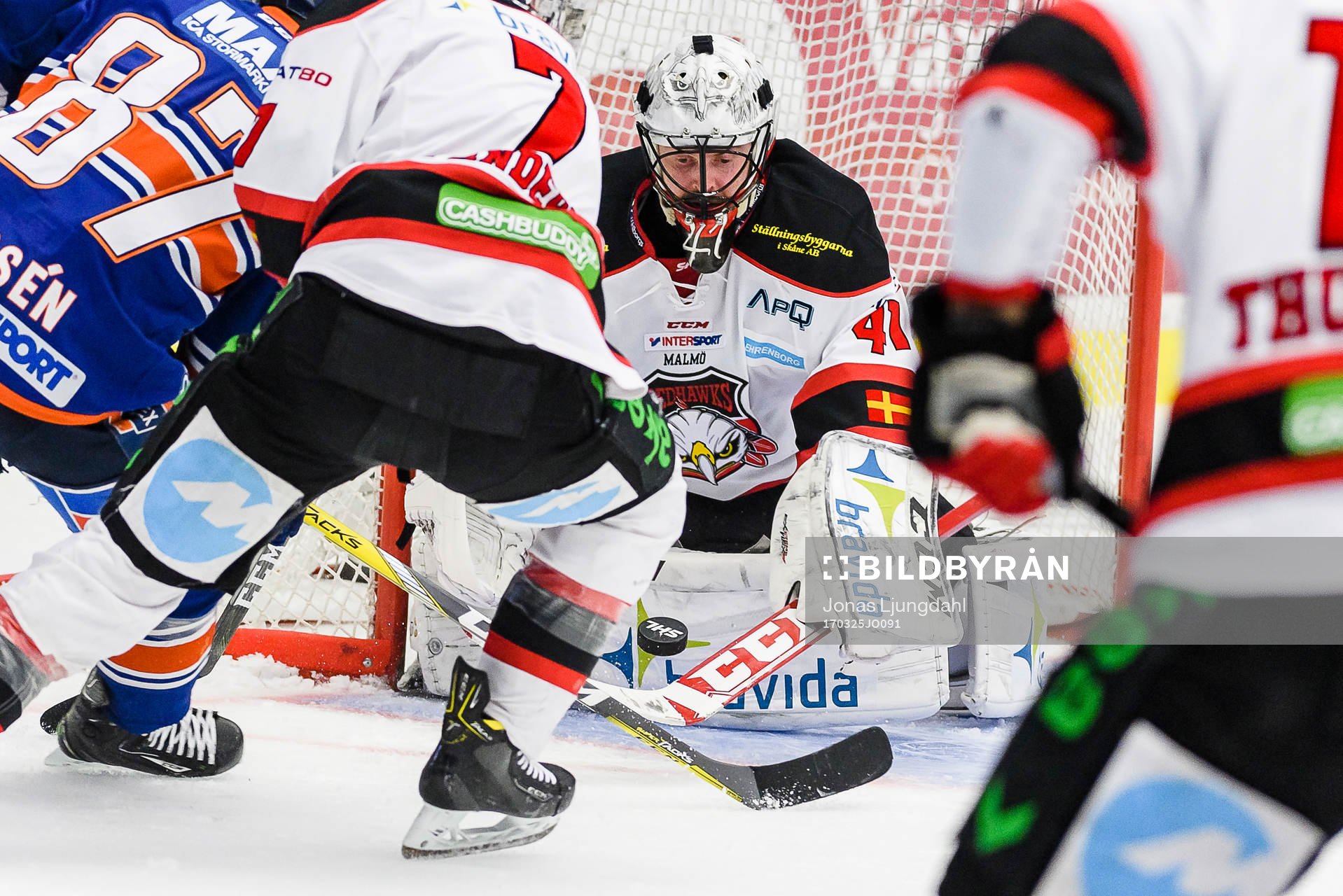 Malmö Redhawks målvakt Cristopher Nihlstorp