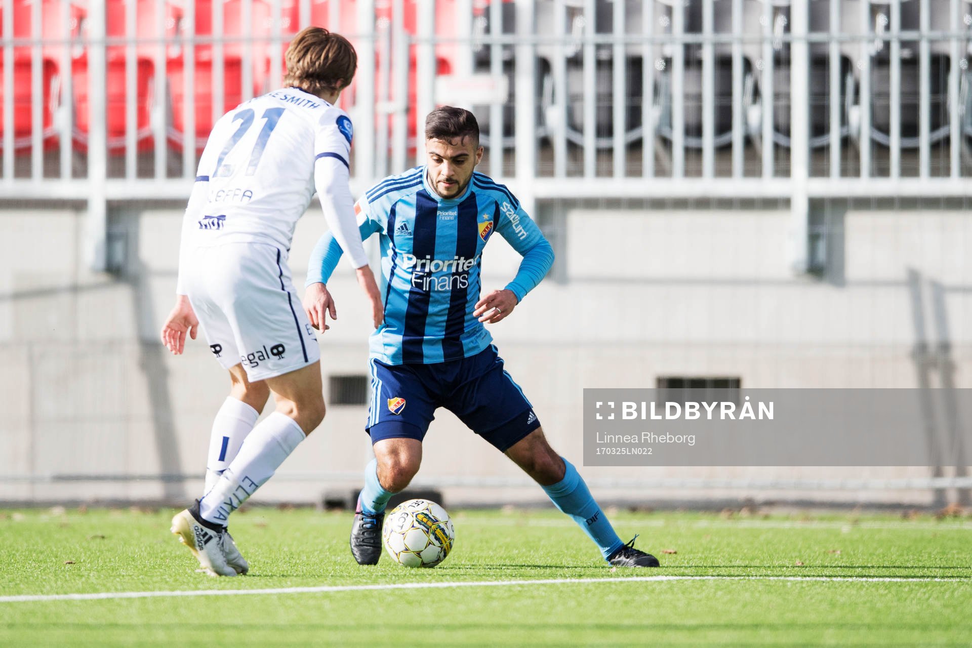 Djurgårdens Othman El Kabir och Viking Stavangers Herman