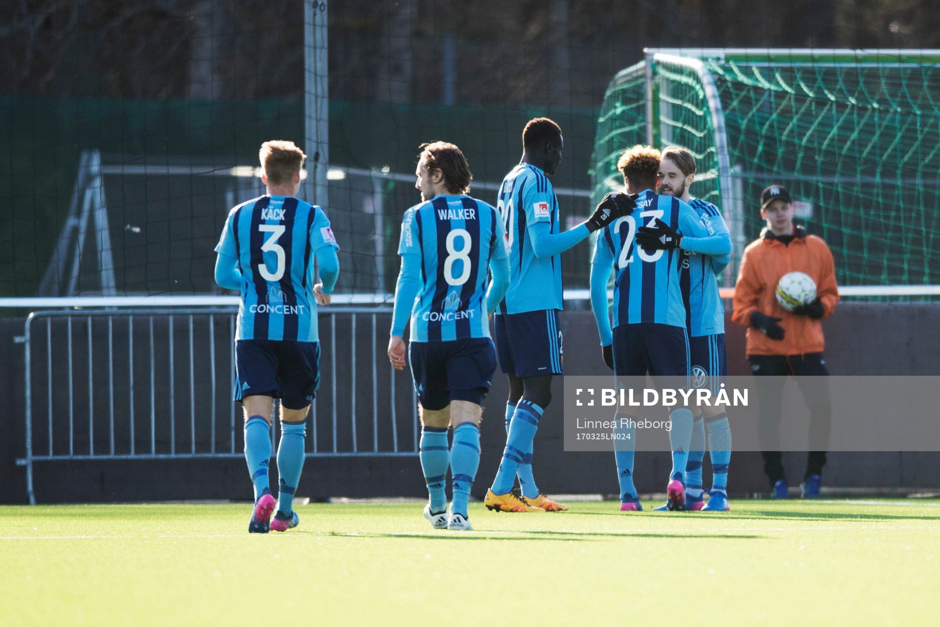 Djurgårdens spelare jublar