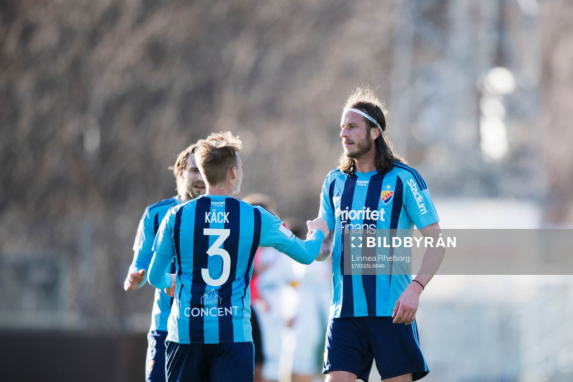 Djurgårdens Jonas Olsson och Elliot Käck