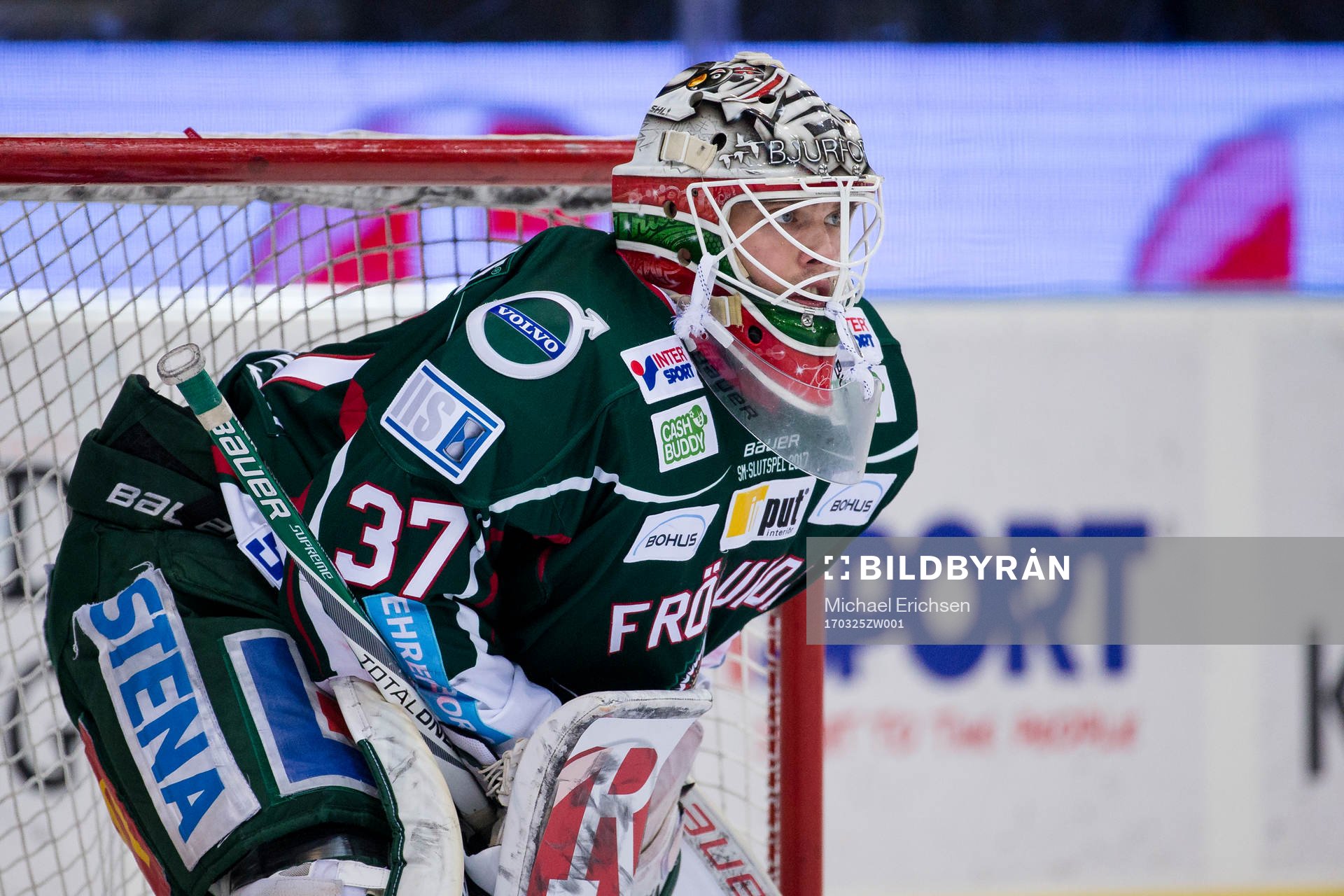 Frölundas målvakt Johan Gustafsson