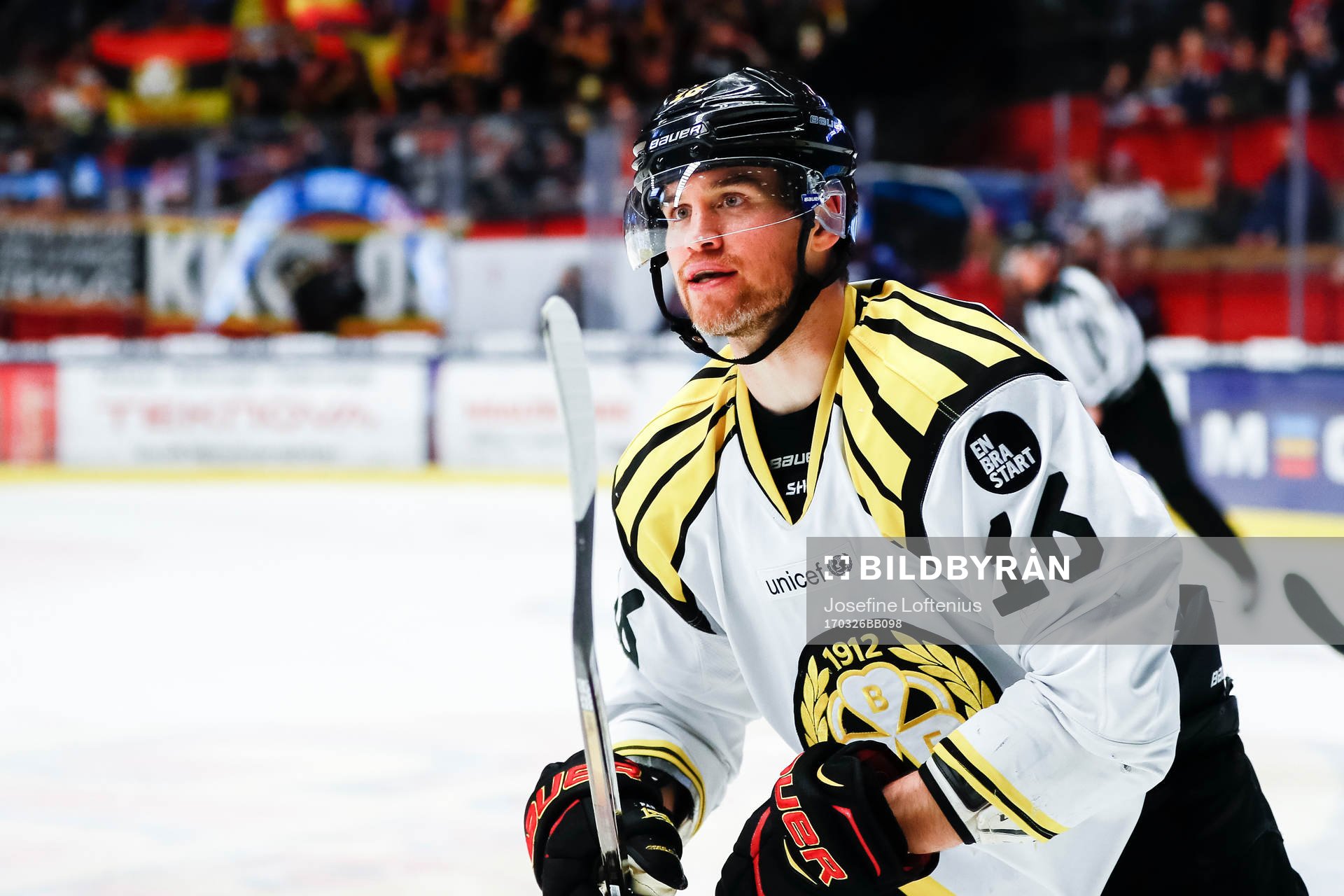 Brynäs Daniel Paille jublar