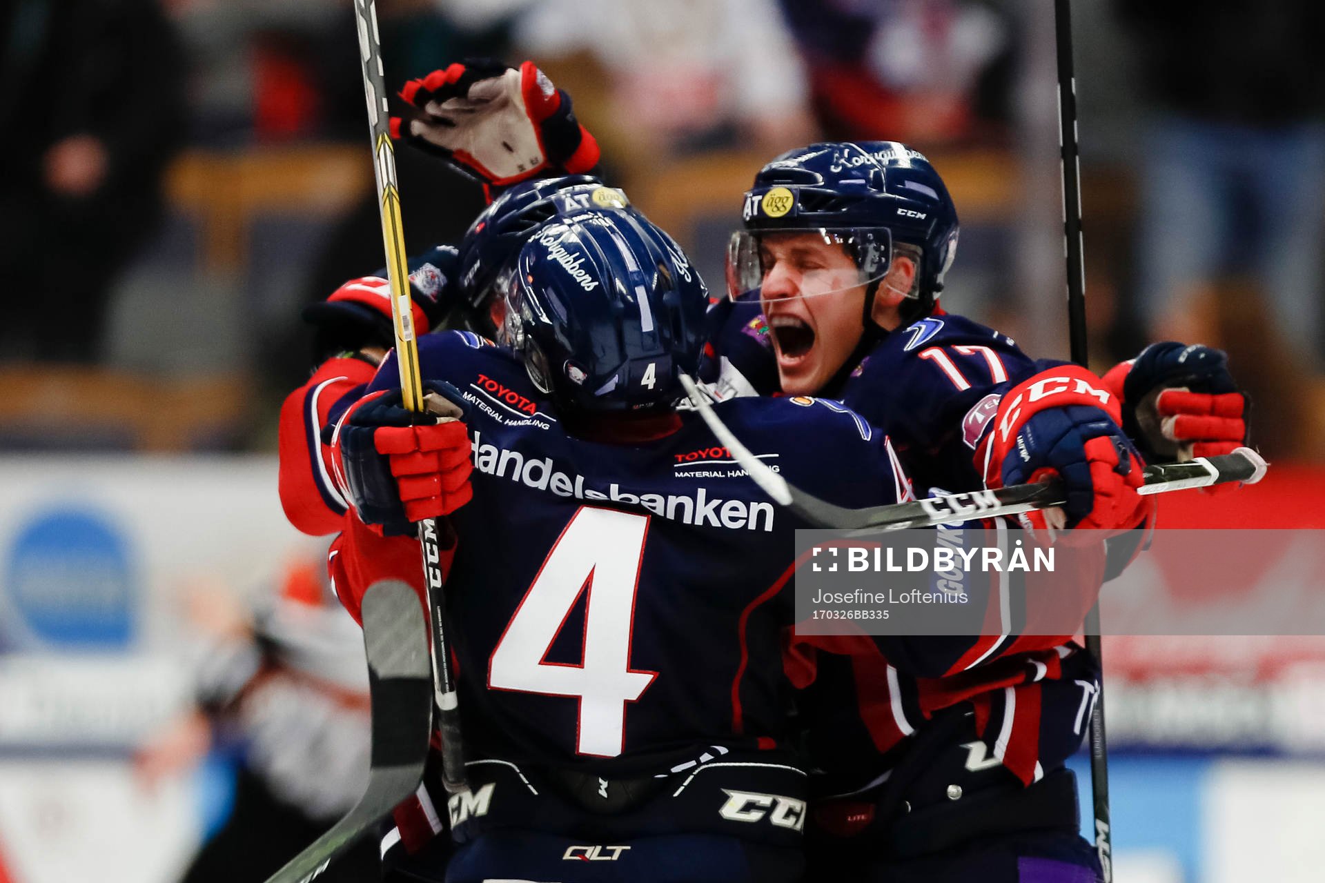 Linköpings Henrik Törnqvist jublar