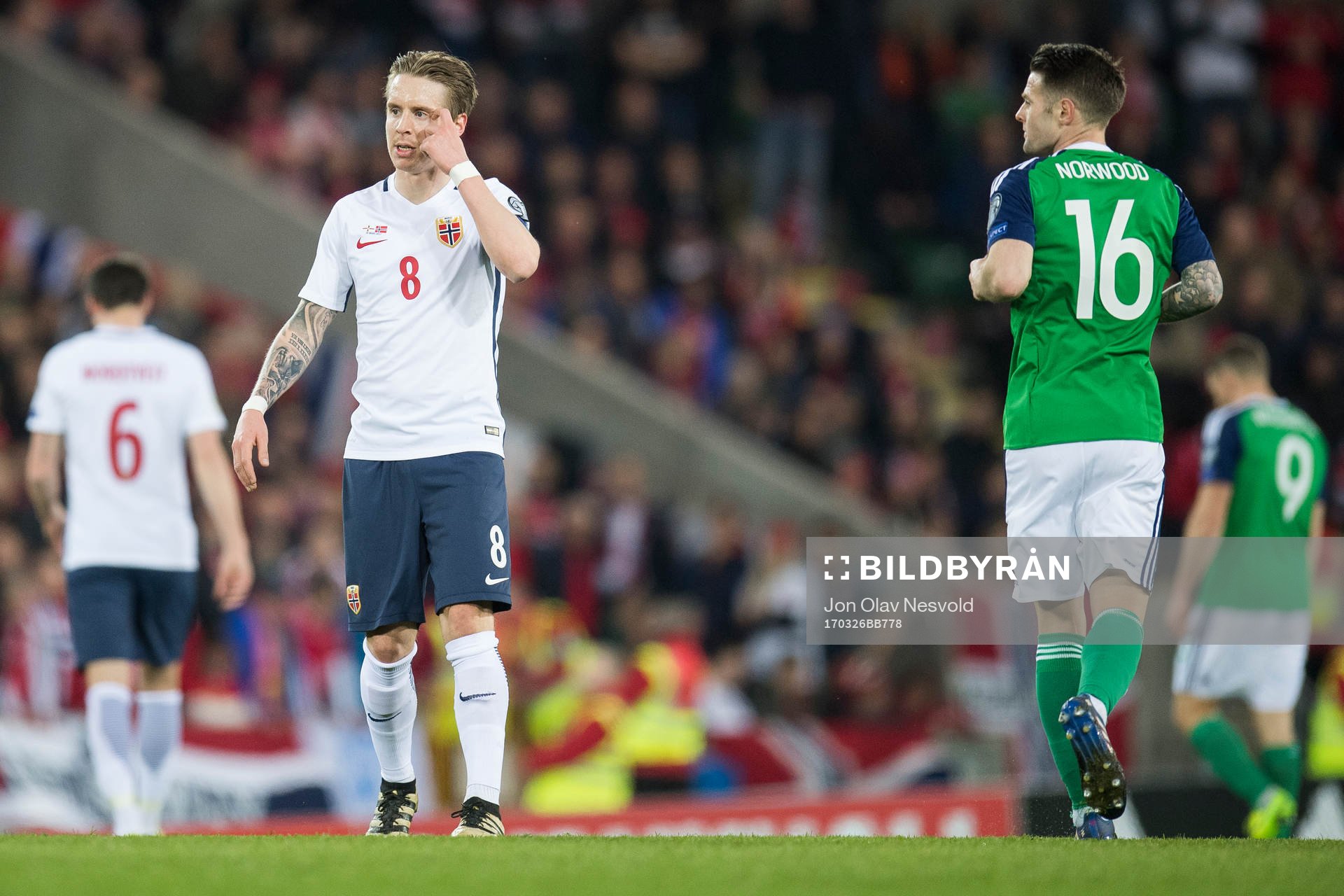 Norges kapten Stefan Johansen