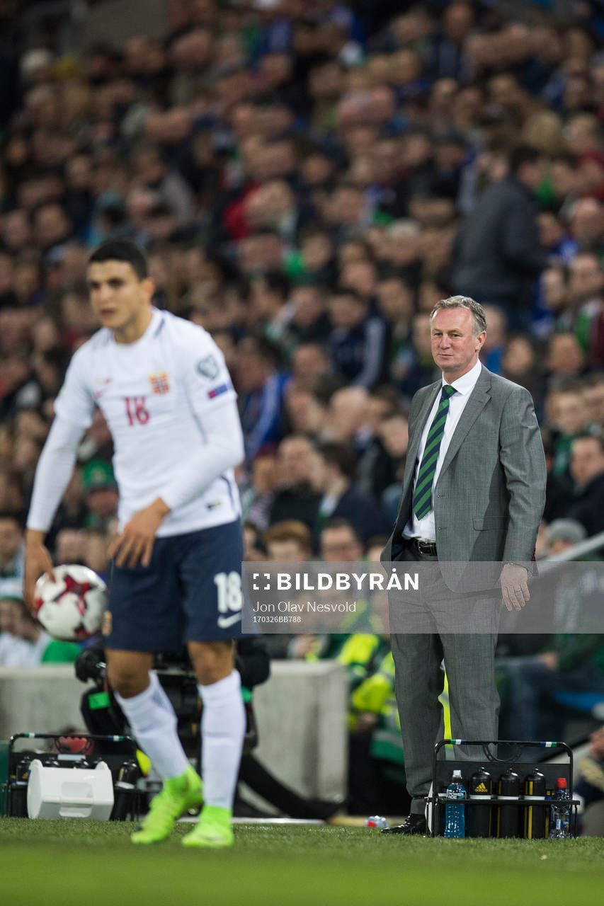 Nordirlands förbundskapten Michael O'Neill