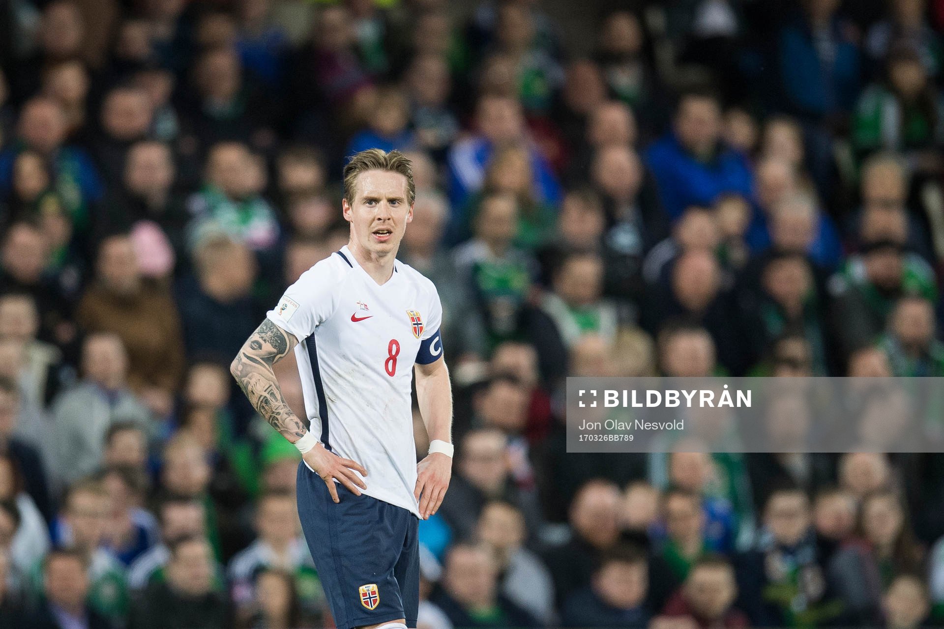 Norges kapten Stefan Johansen