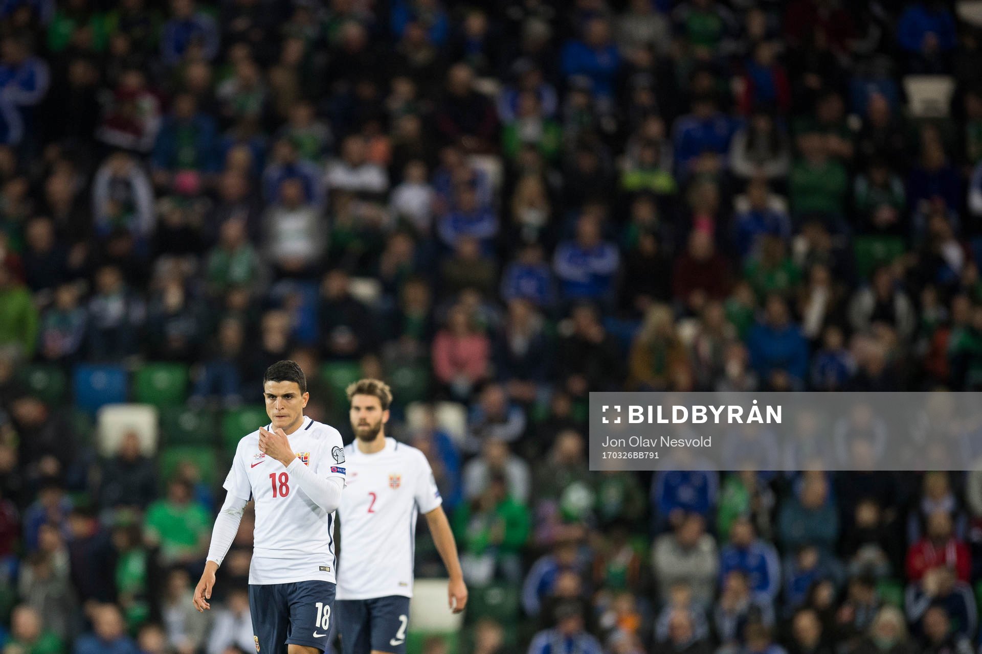 Norges Mohamed Elyounoussi och Jørgen Skjelvik