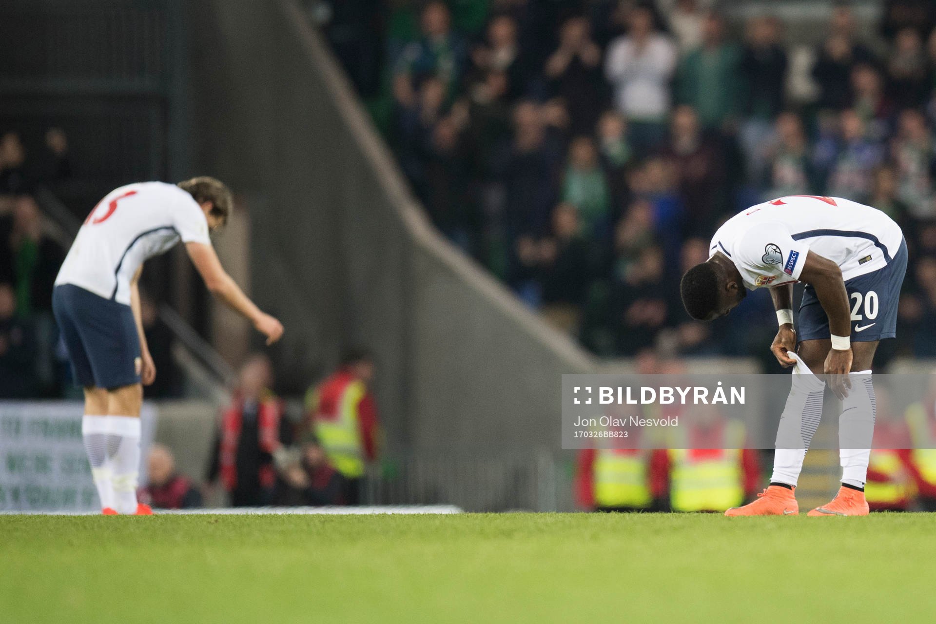 Norges Adama Diomande (R)