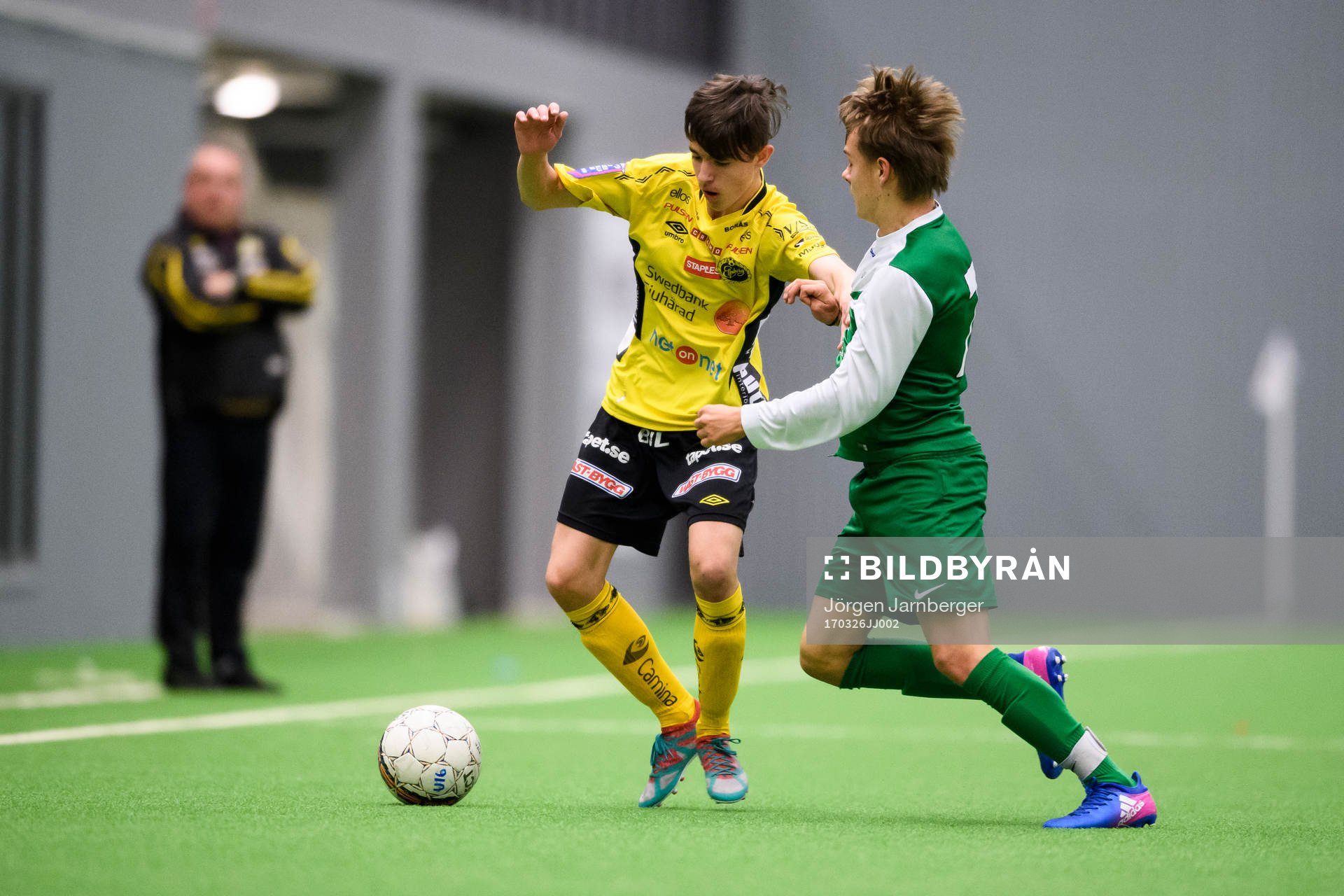 Elfsborgs Jasmin Redza och Västra Frölundas Daniel Moin