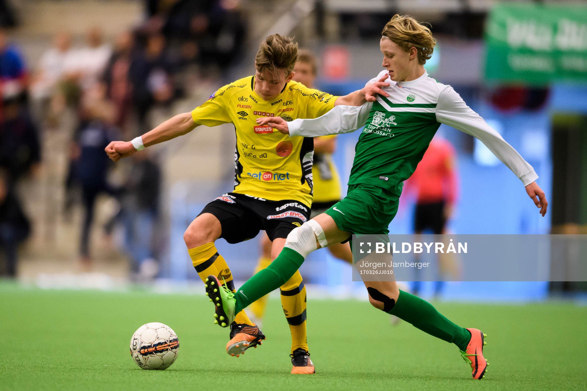 Elfsborgs Noah Söderberg och Västra Frölundas Noah