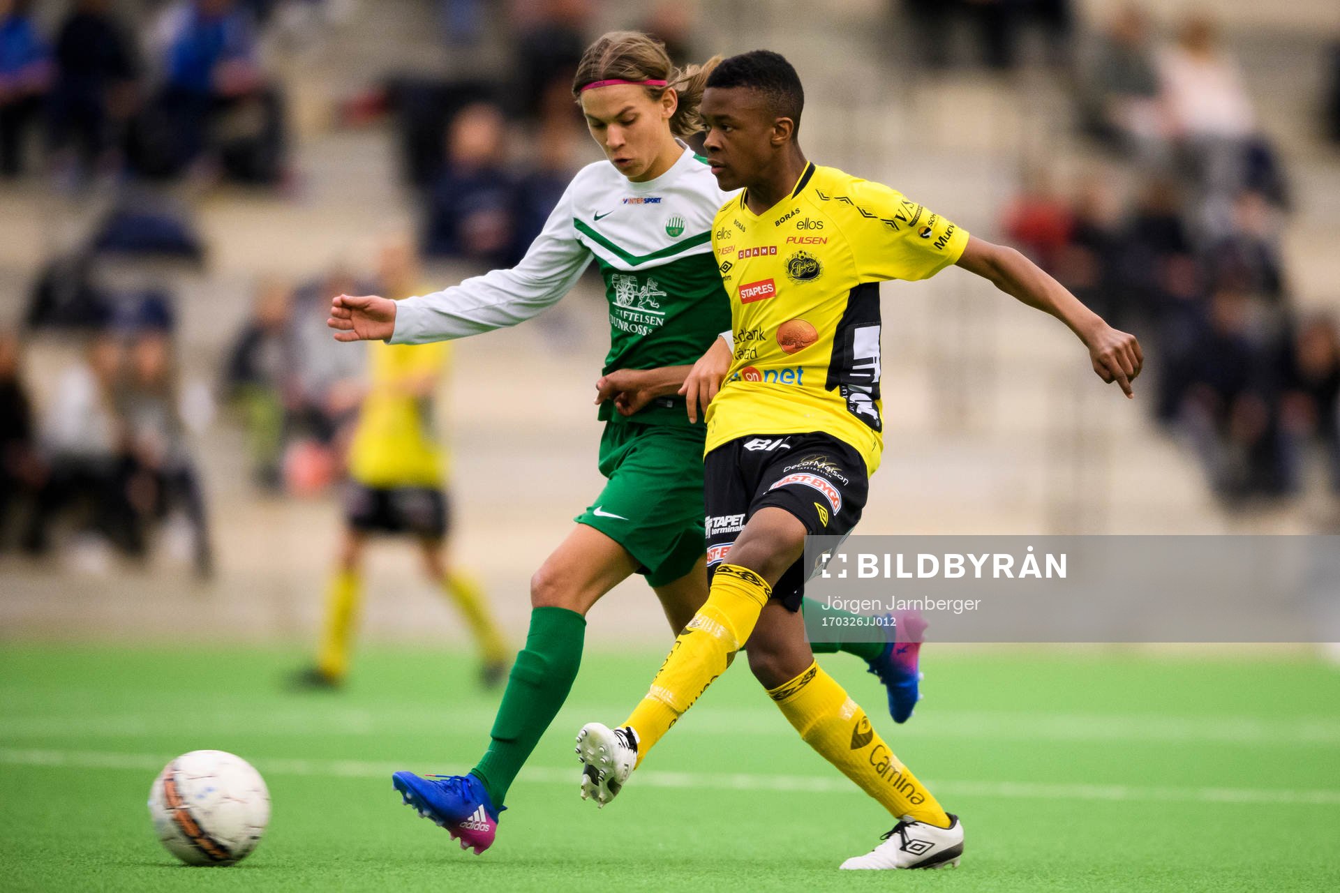Elfsborgs Ornel Makindu och Västra Frölundas Noah