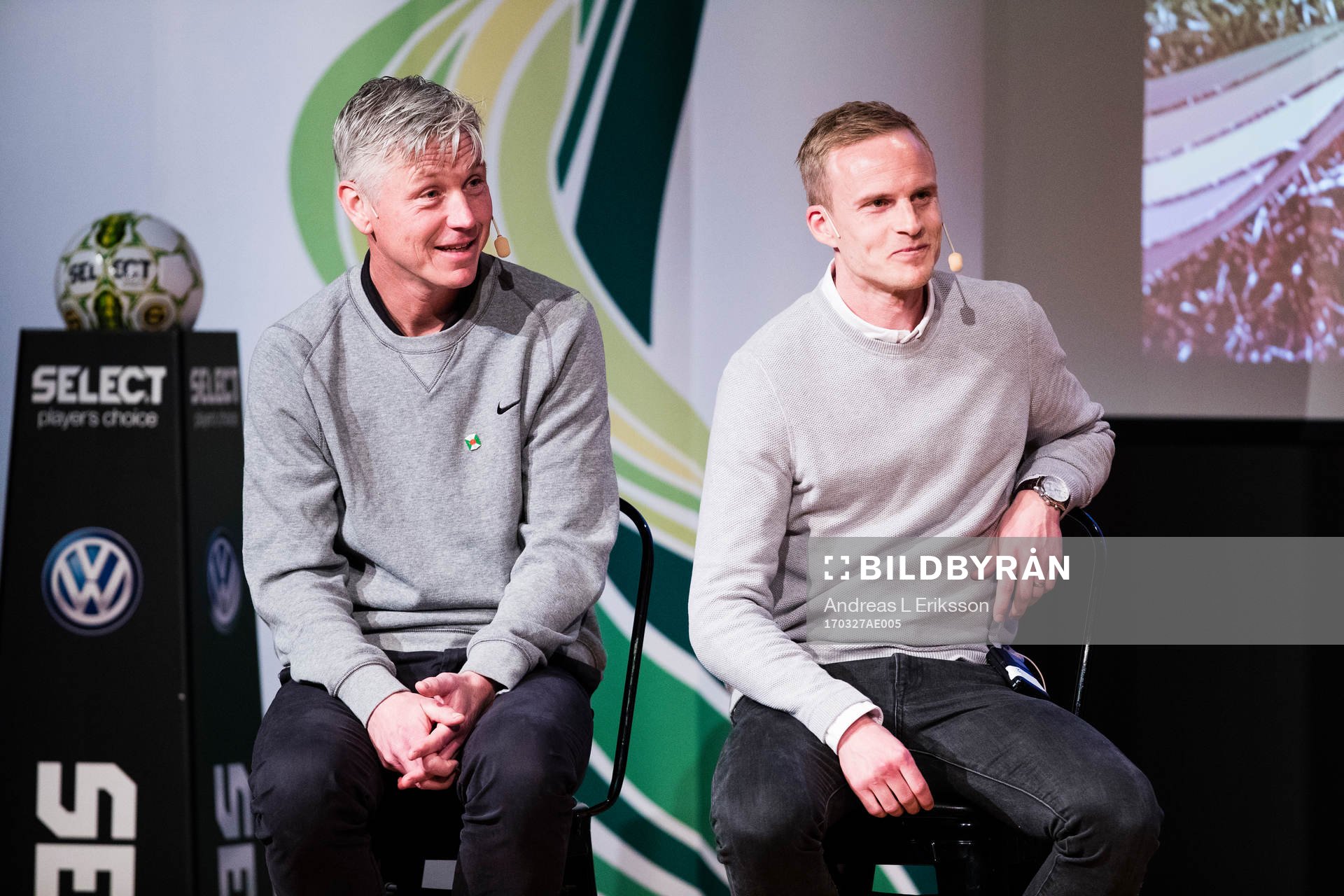 Varbergs tränare Jörgen Wålemark och Pär Asp