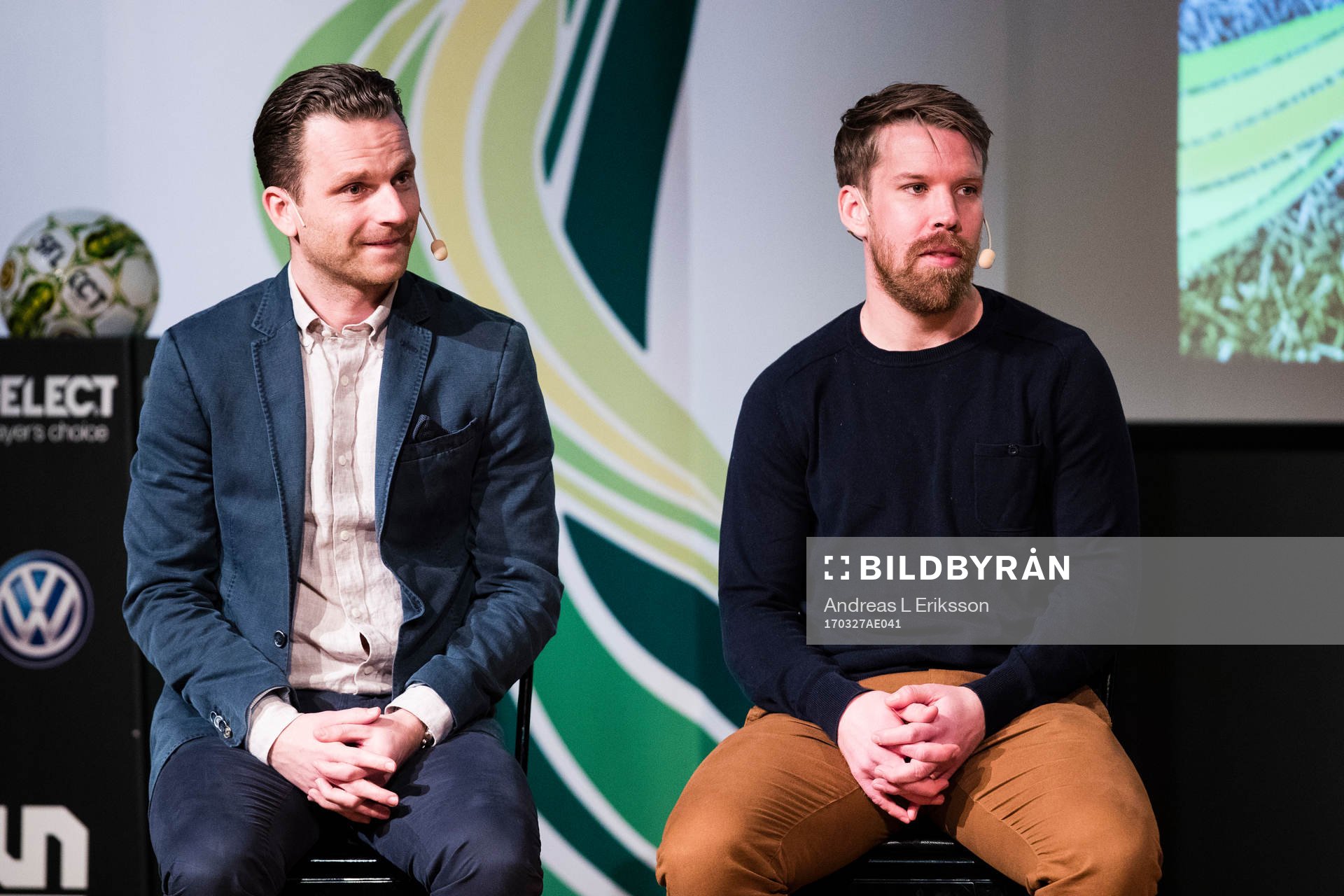 Frejs tränare Bartosz Grzelak och Joakim Runnemo