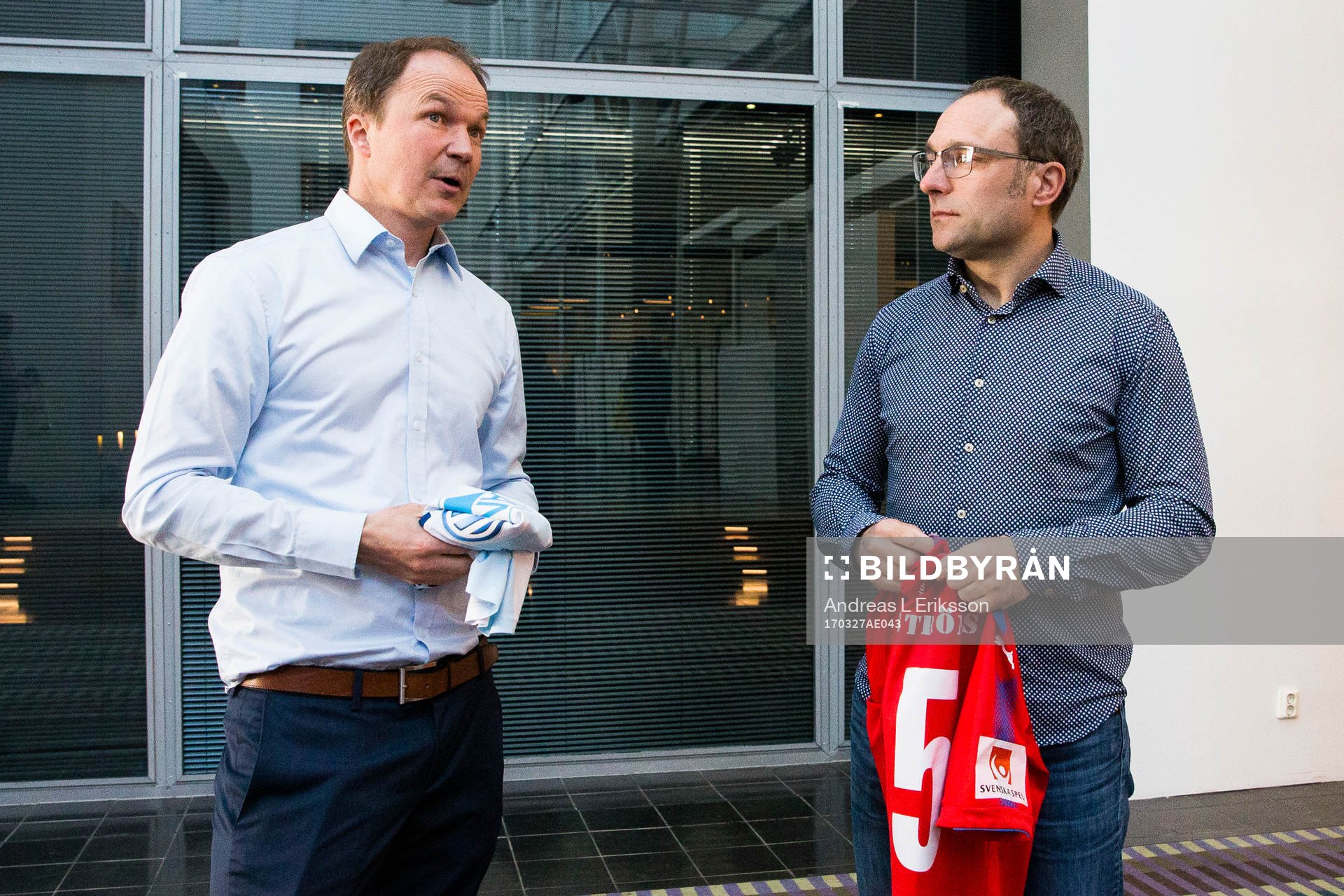 Gefles tränare Thomas Andersson och Helsingborgs tränare
