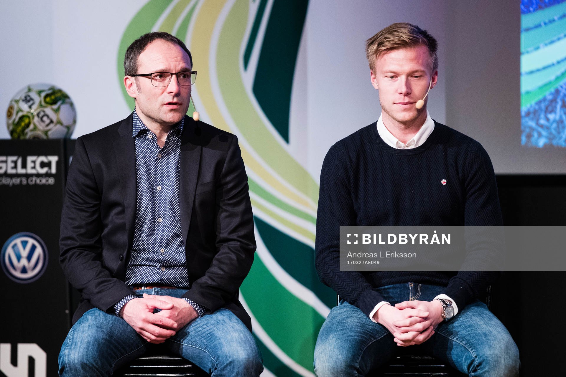 Helsingborgs tränare, Per-Ola Ljung och Andreas Landgren