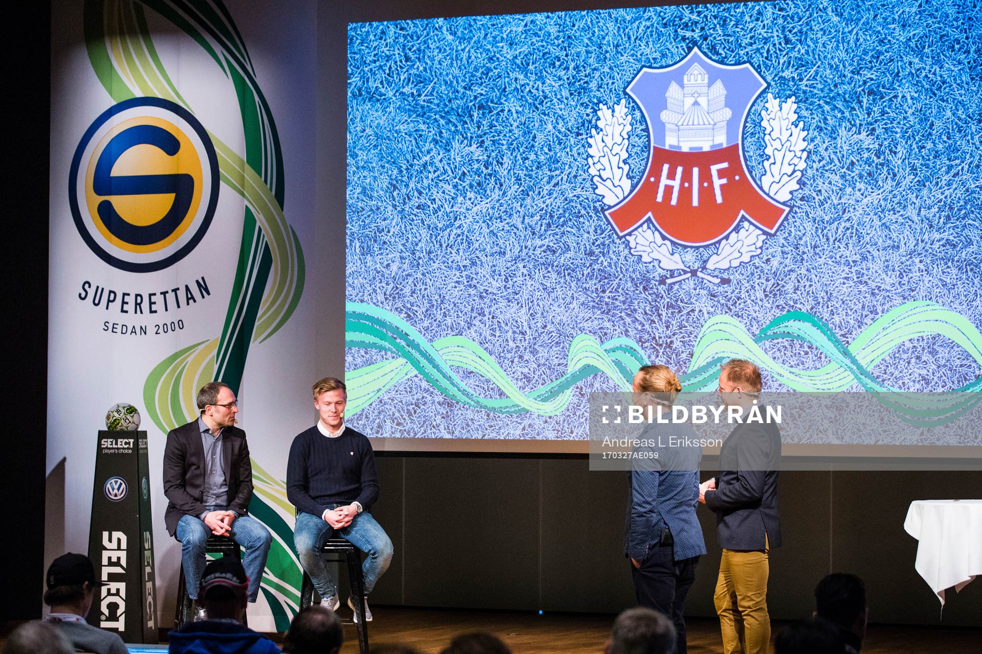 Helsingborgs tränare, Per-Ola Ljung och Andreas Landgren