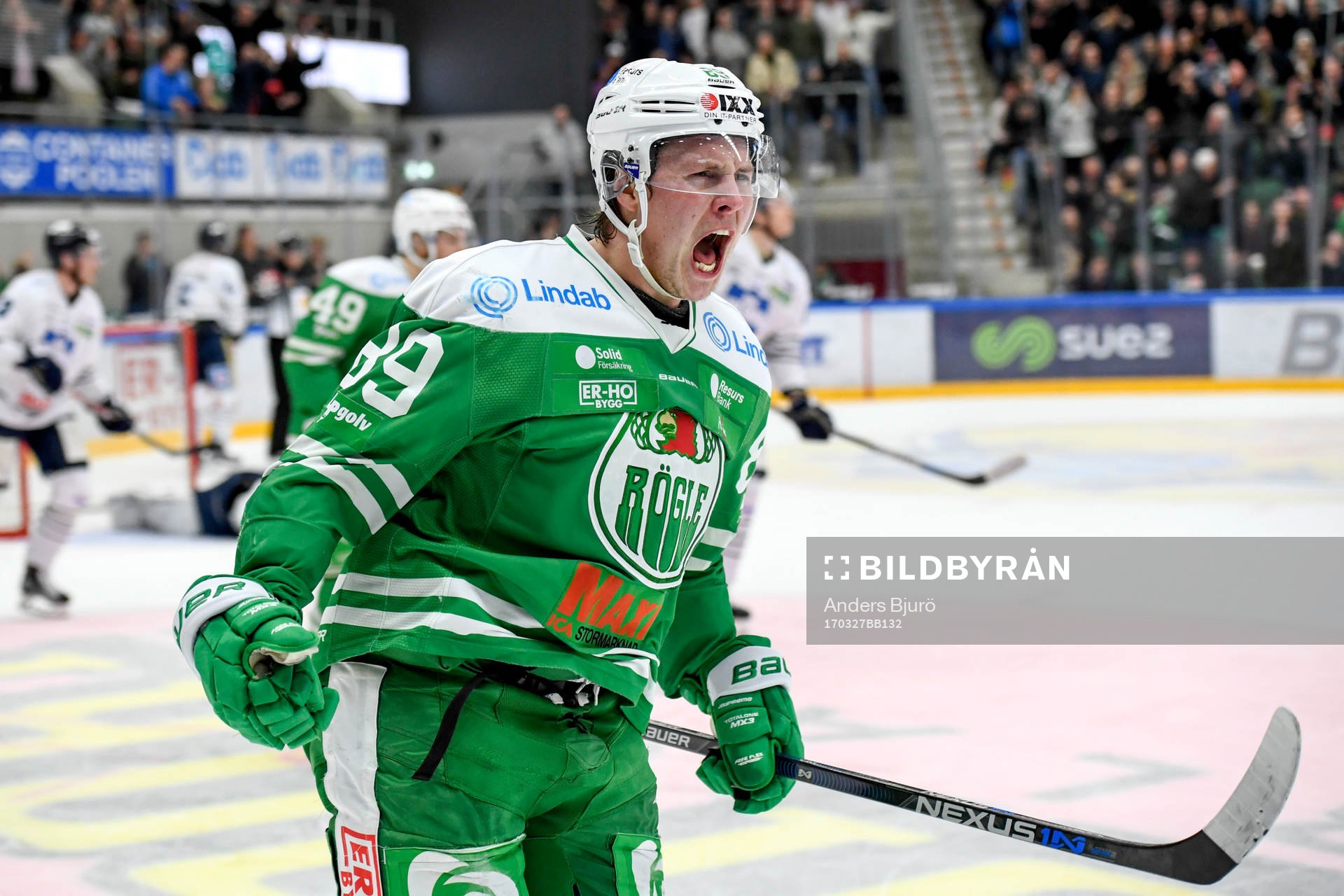 Rögles David Åslin jublar