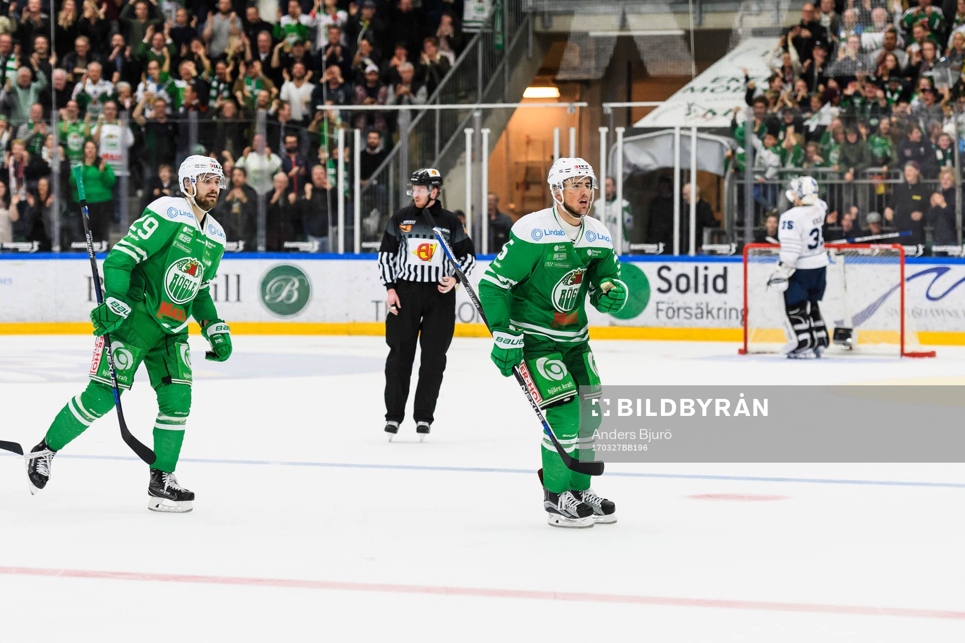 Rögles Alen Bibic jublar