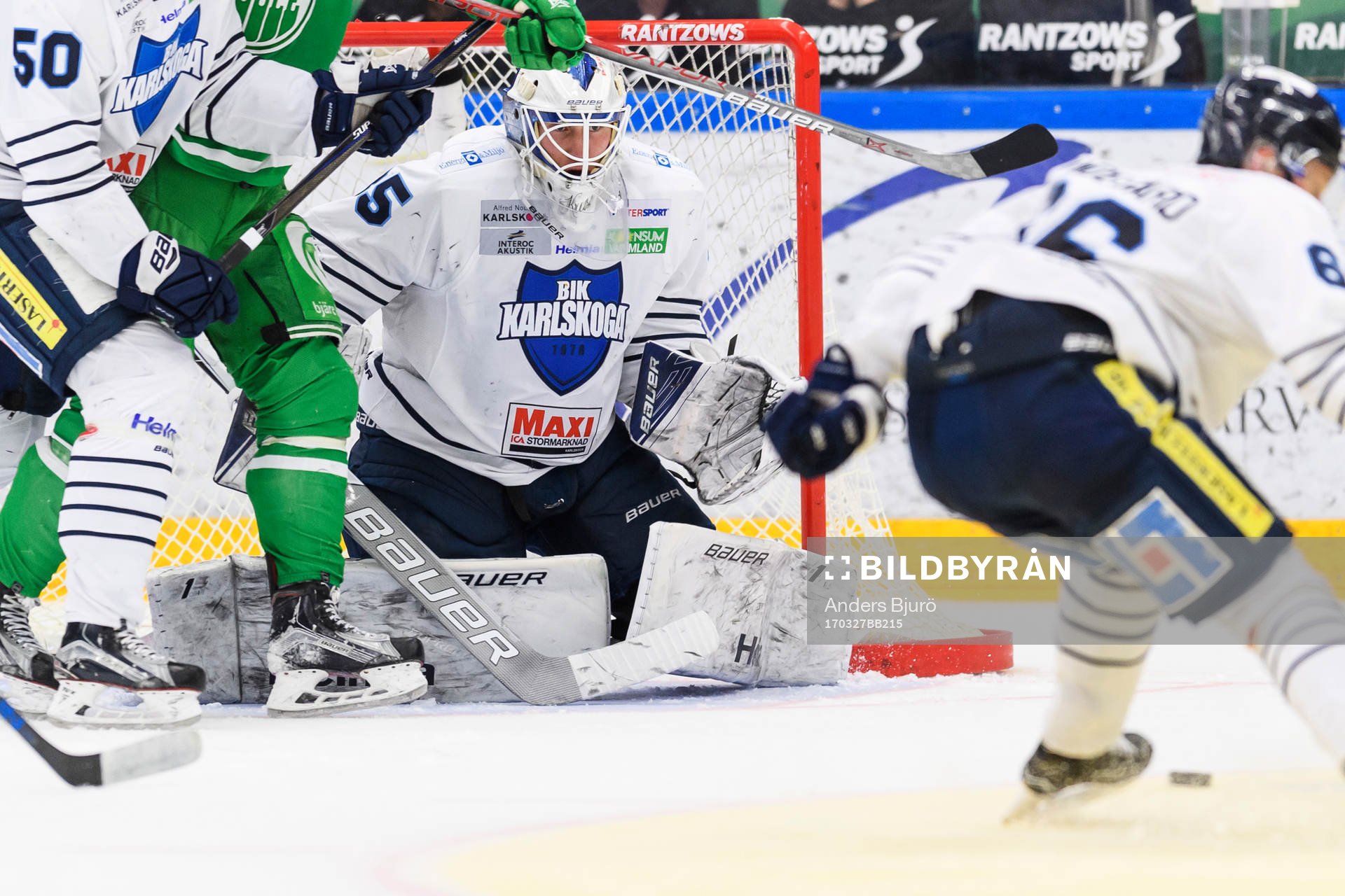 Karlskogas målvakt Emil Kruse