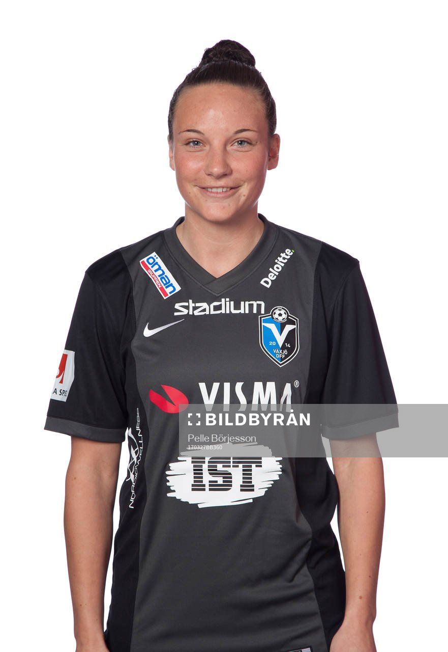 Växjös Anna Hjälmkvist poserar för ett porträtt den 27 mars 2017 i Växjö.