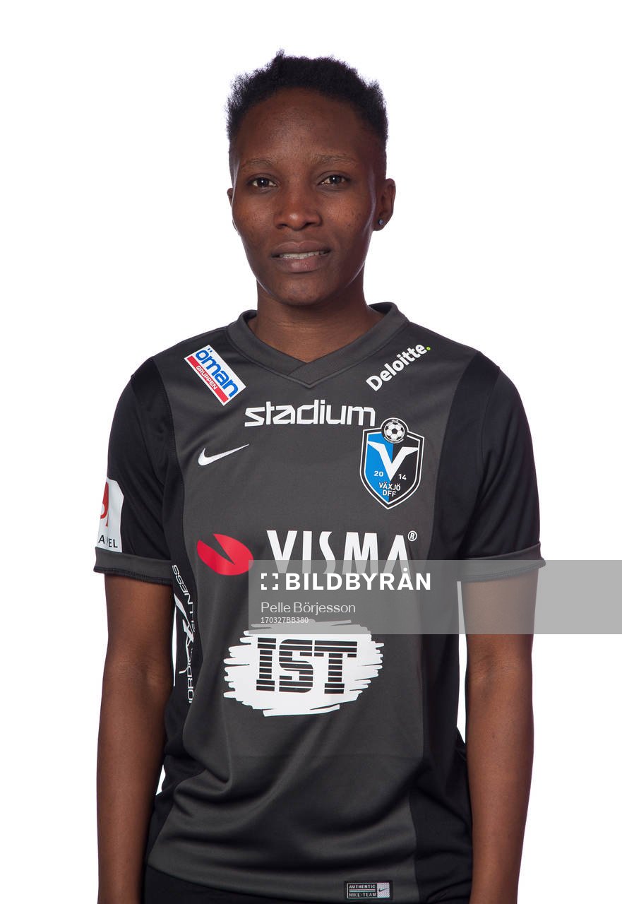 Växjös Ritah Kivumbi poserar för ett porträtt den 27 mars 2017 i Växjö.