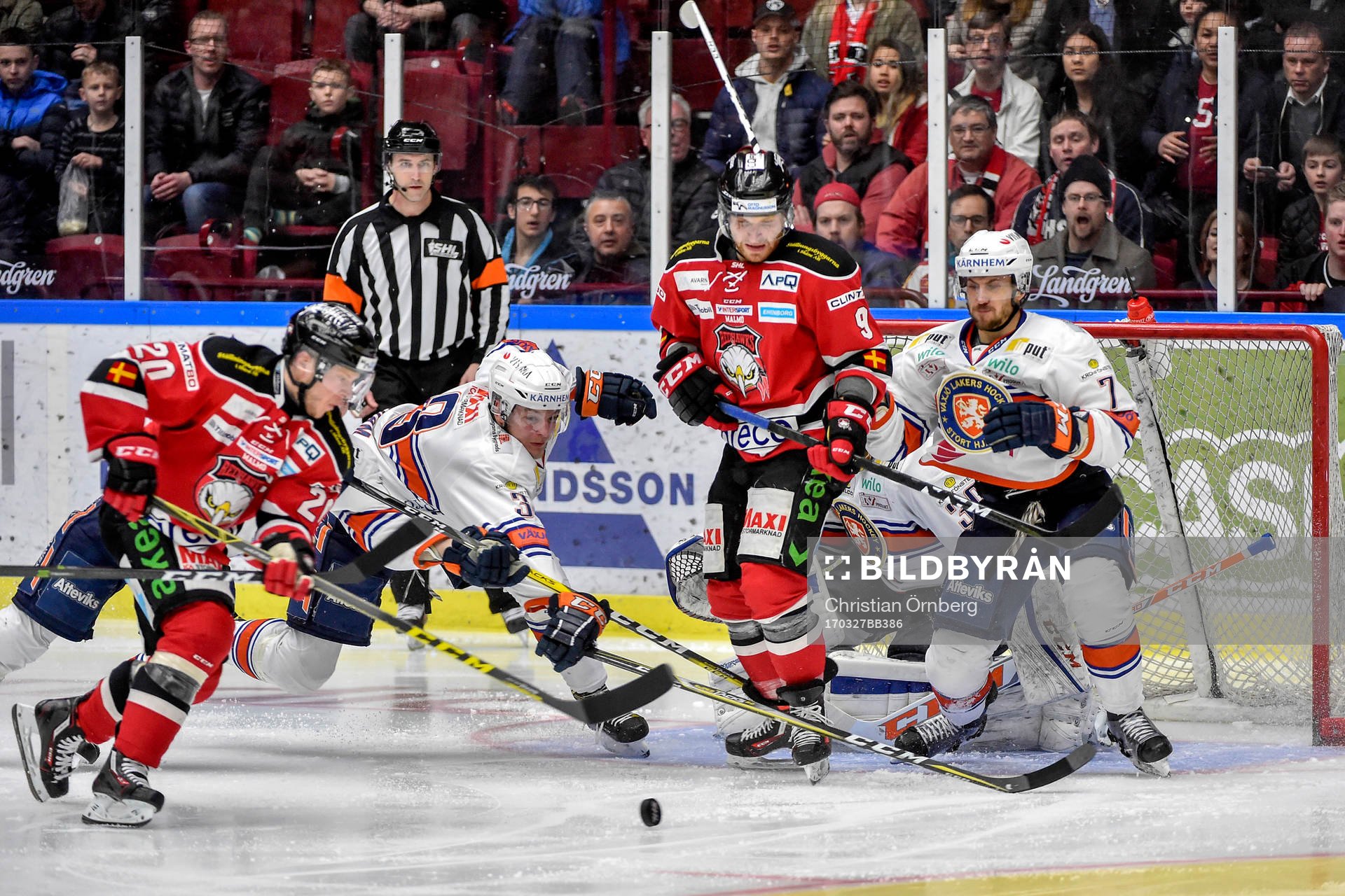 Malmö Redhawks Erik Forssell och Frederik Storm och