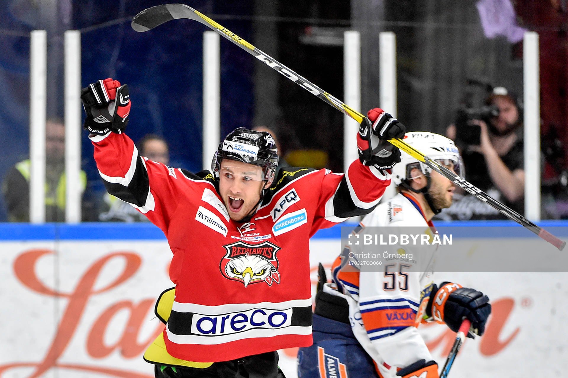 Malmö Redhawks Ilari Filppula jublar
