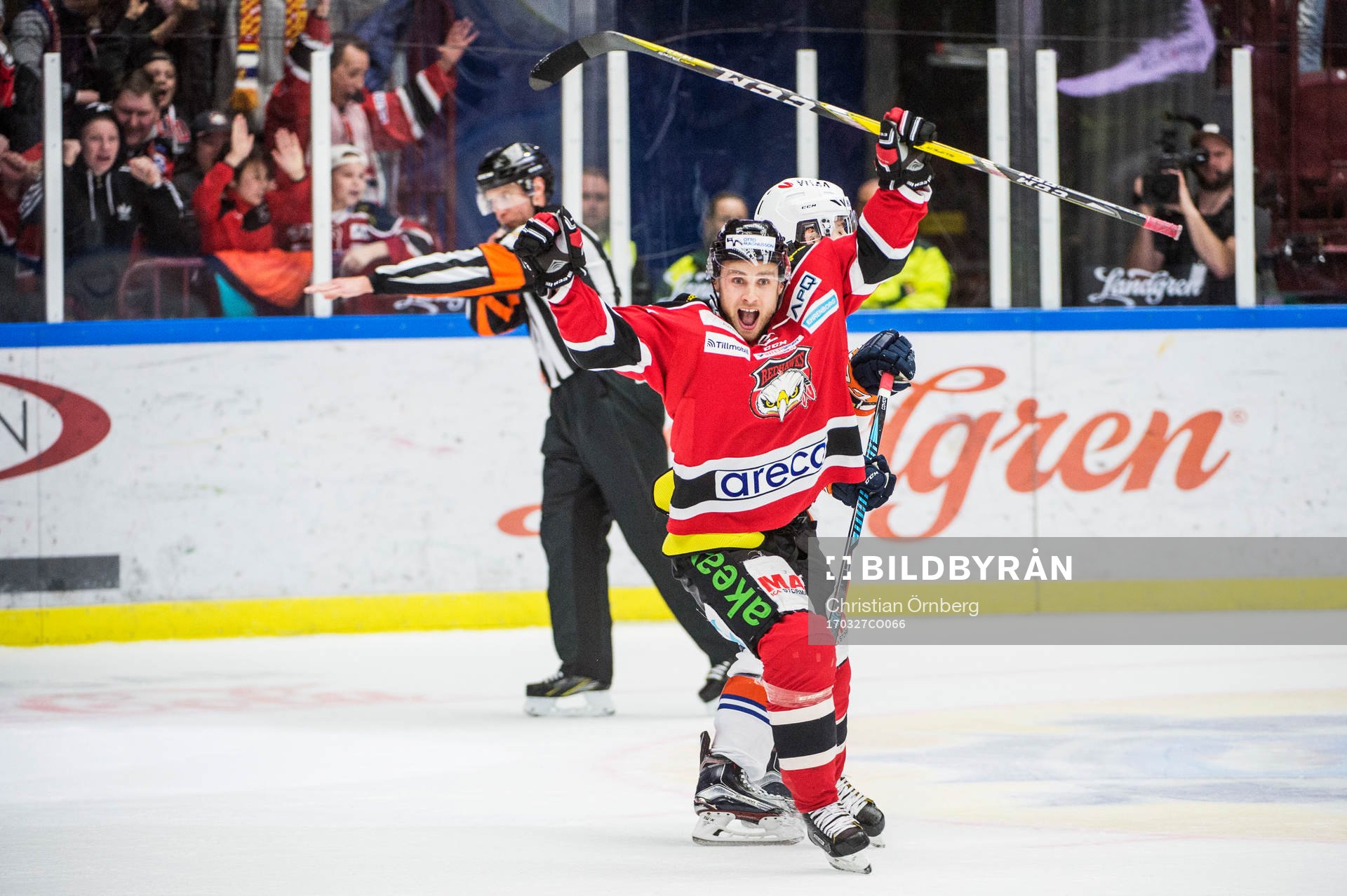 Malmö Redhawks Ilari Filppula jublar