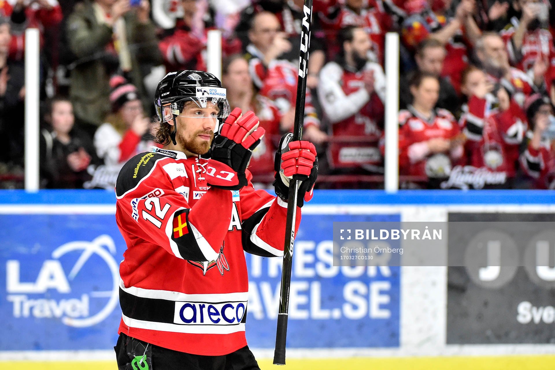 Malmö Redhawks Andreas Thuresson jublar