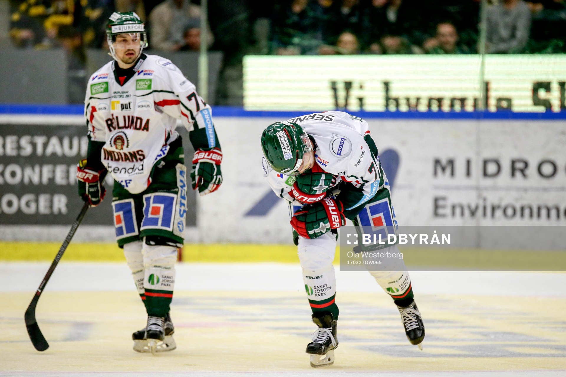 Frölundas Henrik Tömmernes och Patrik Carlsson
