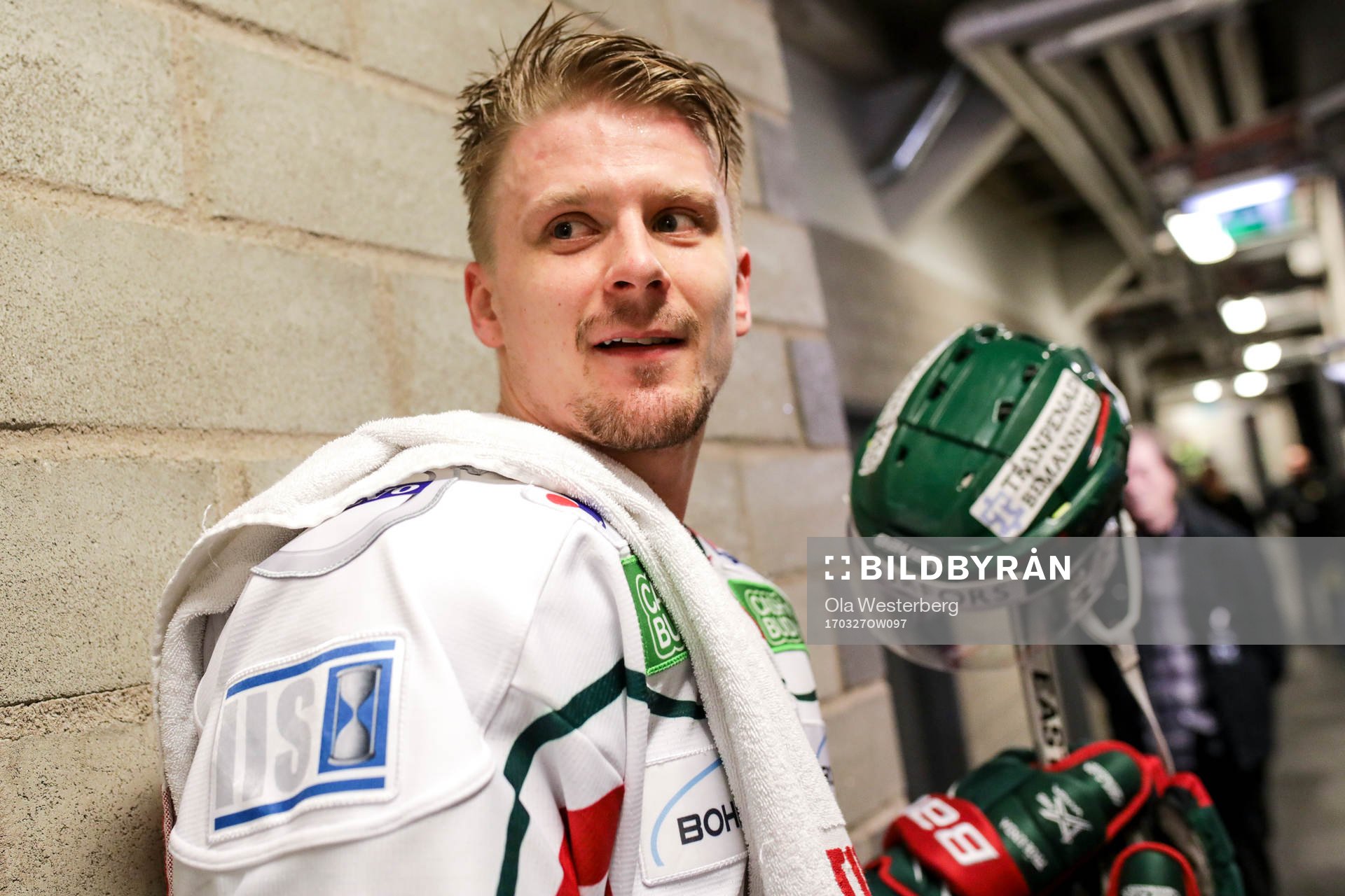 Frölundas Nicklas Lasu jublar