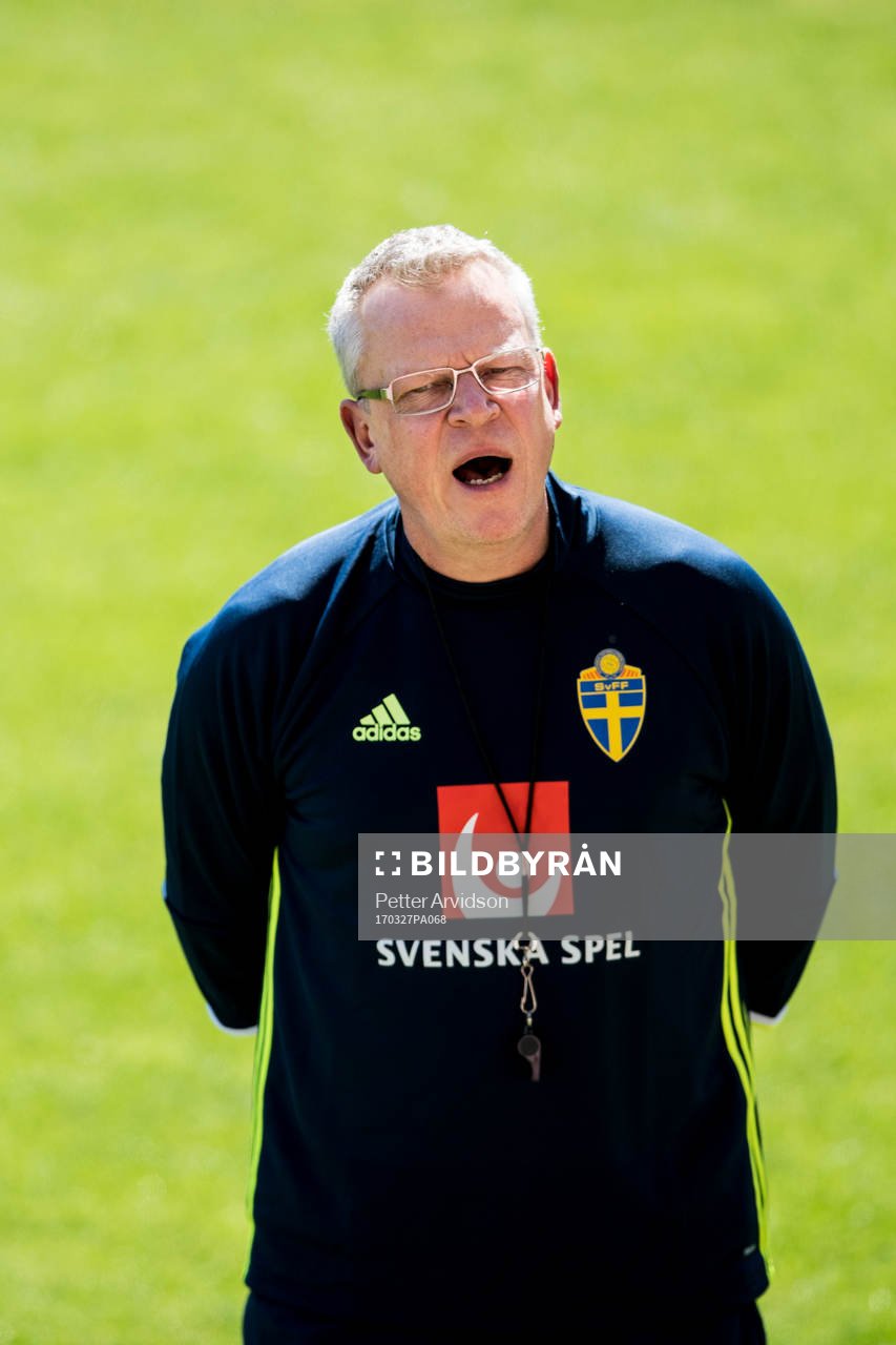 Sveriges förbundskapten Janne Andersson