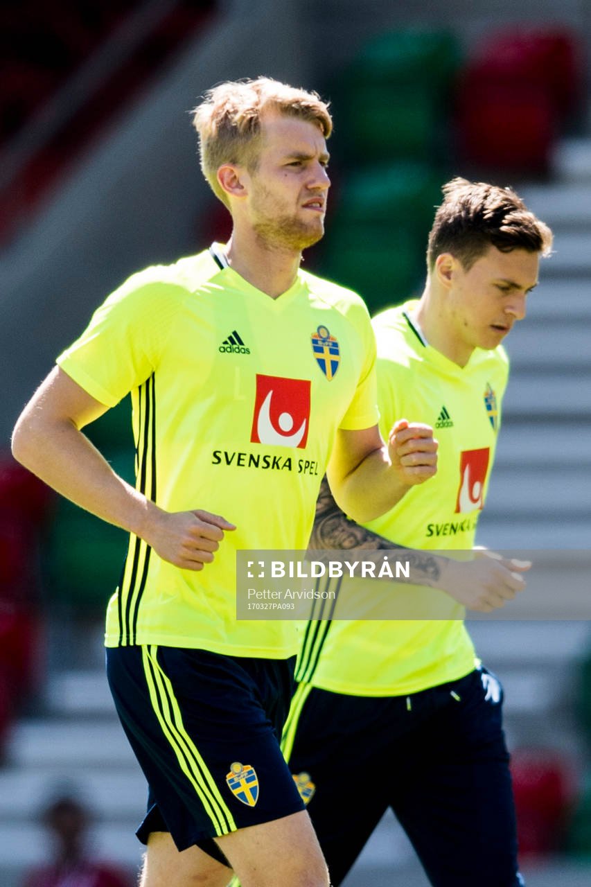 Sveriges Filip Helander och Victor Nilsson Lindelöf