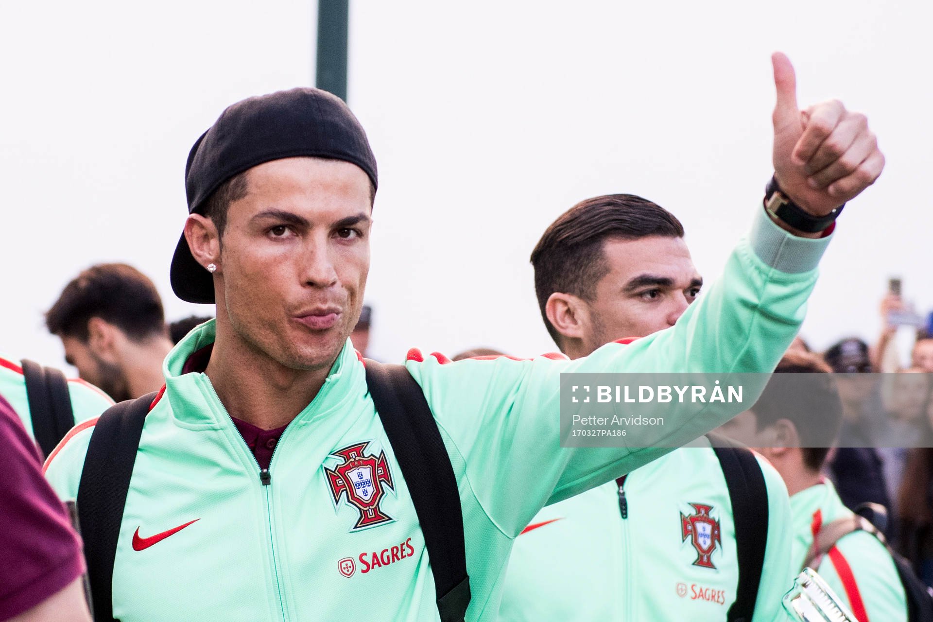 Portugals Cristiano Ronaldo när portugisiska landslaget i