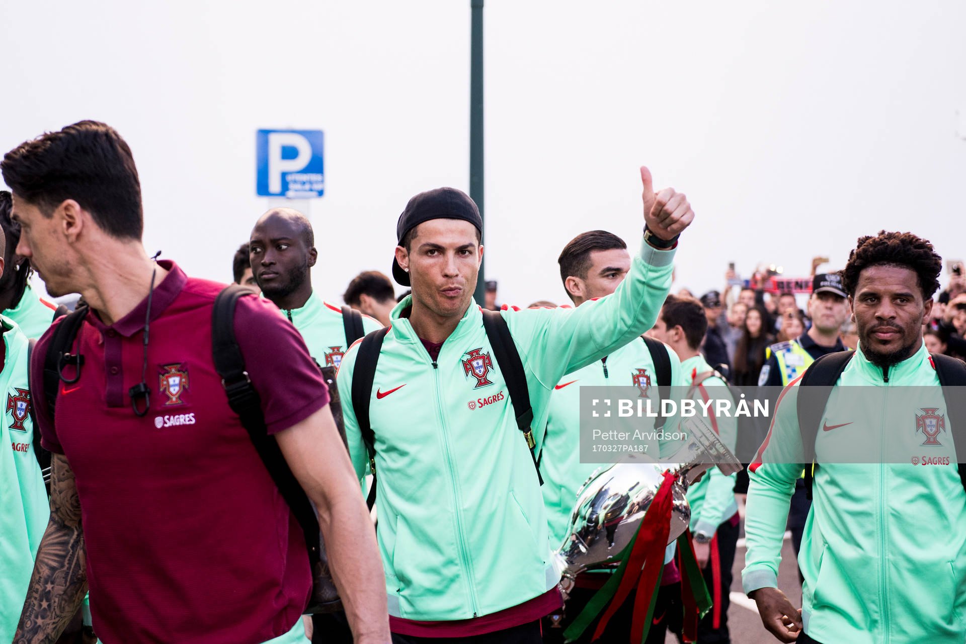 Portugals Cristiano Ronaldo när portugisiska landslaget i
