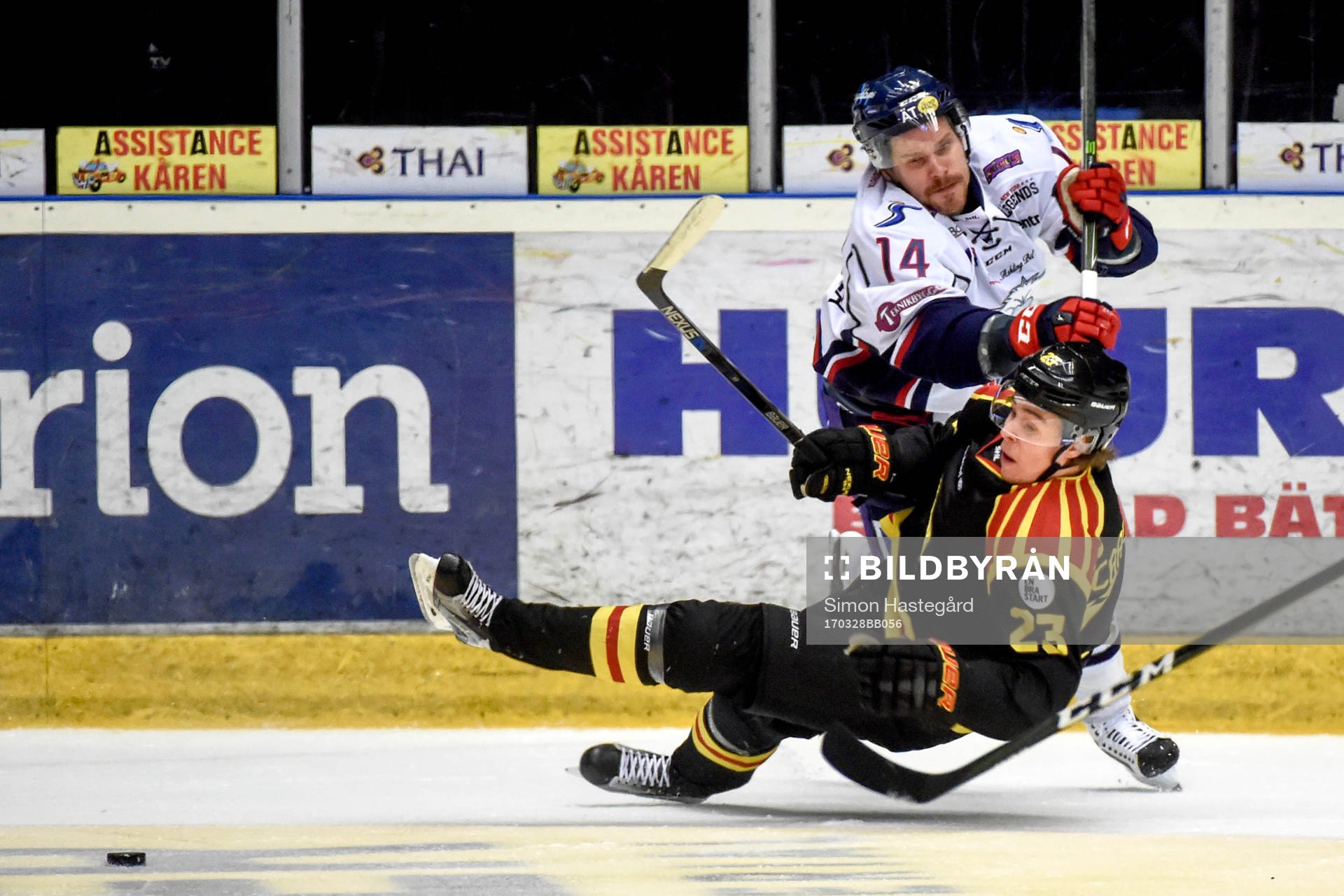 Linköpings Anssi Salmela och Brynäs Lucas Carlsson
