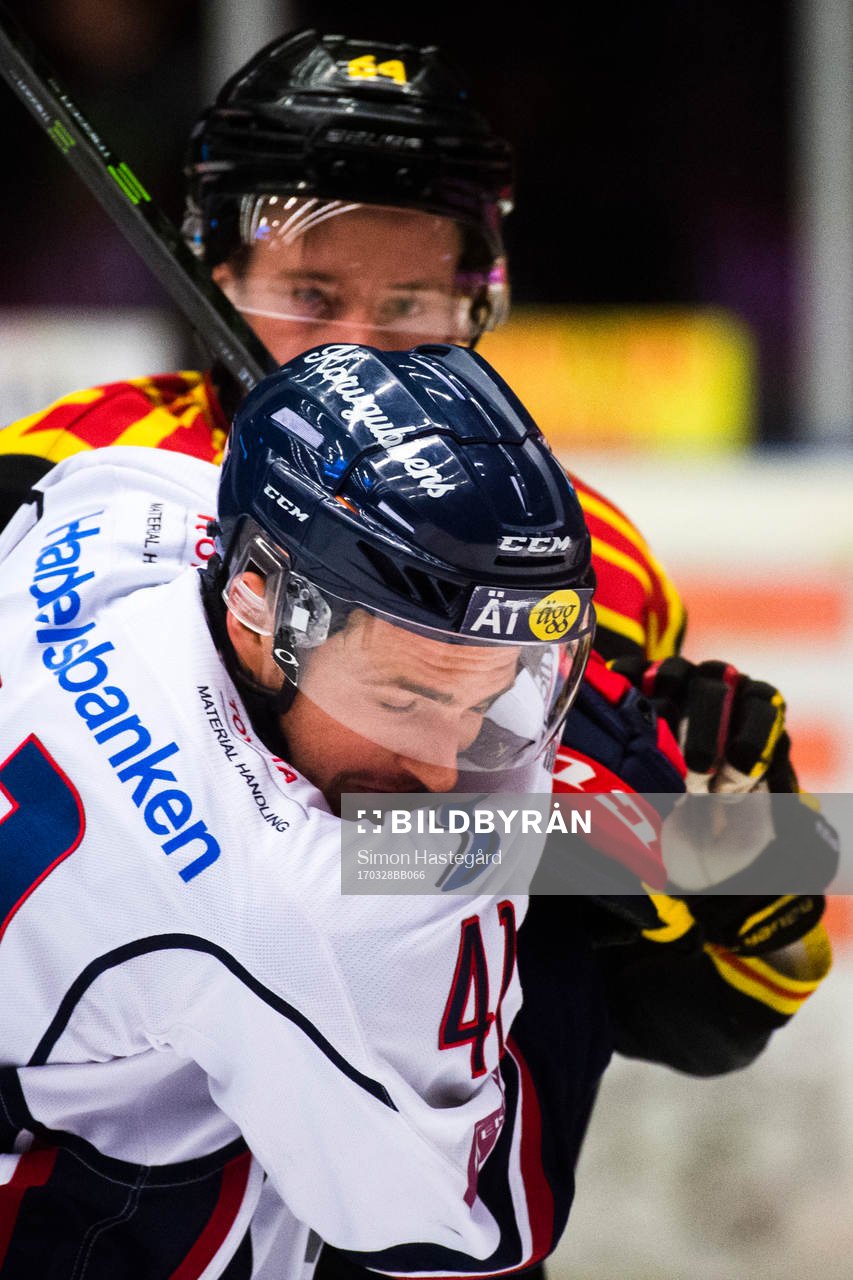 Brynäs Jonathan Pudas och Linköpings Broc Little
