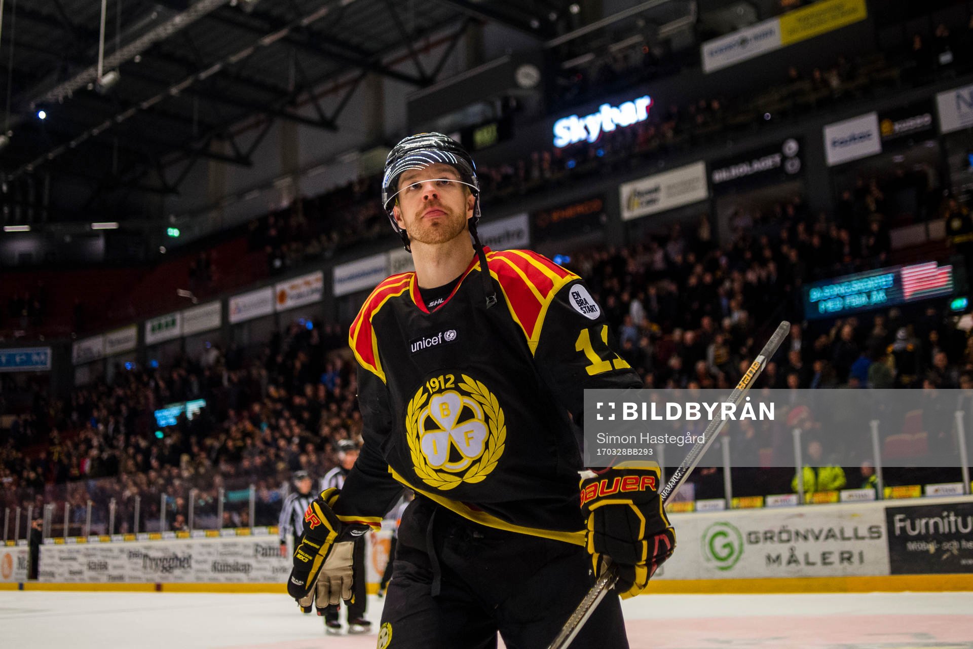 Brynäs Kevin Clark jublar