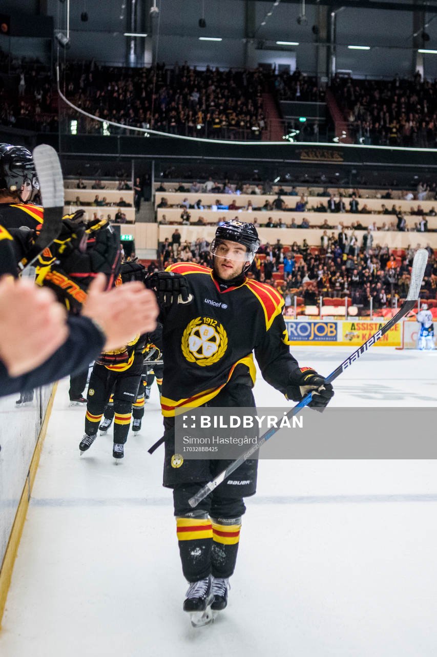 Brynäs Pathrik Westerholm jublar